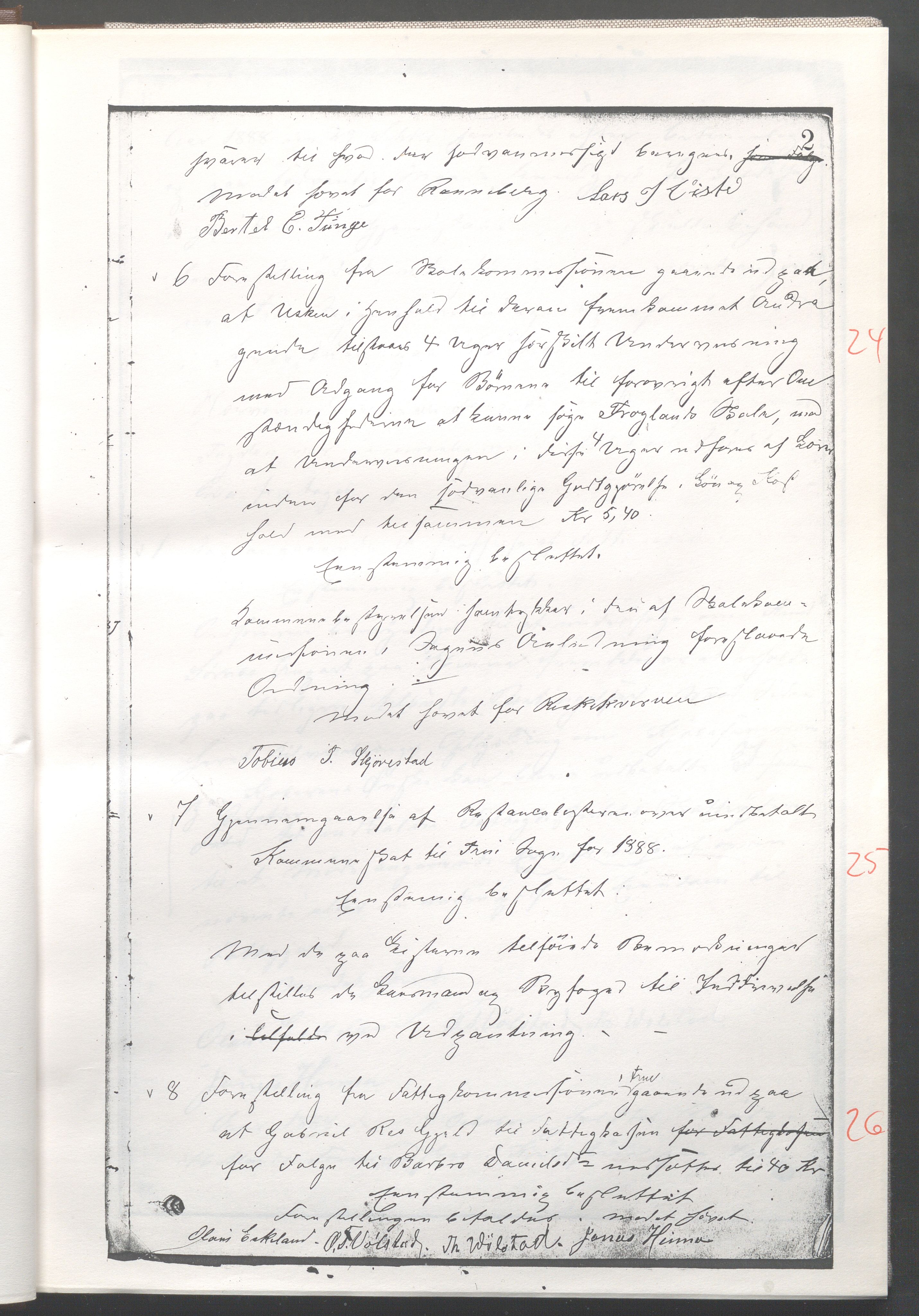 Randaberg kommune - Formannskapet, IKAR/K-101471/A/L0005: Møtebok I - Hetland, 1888-1893, p. 3