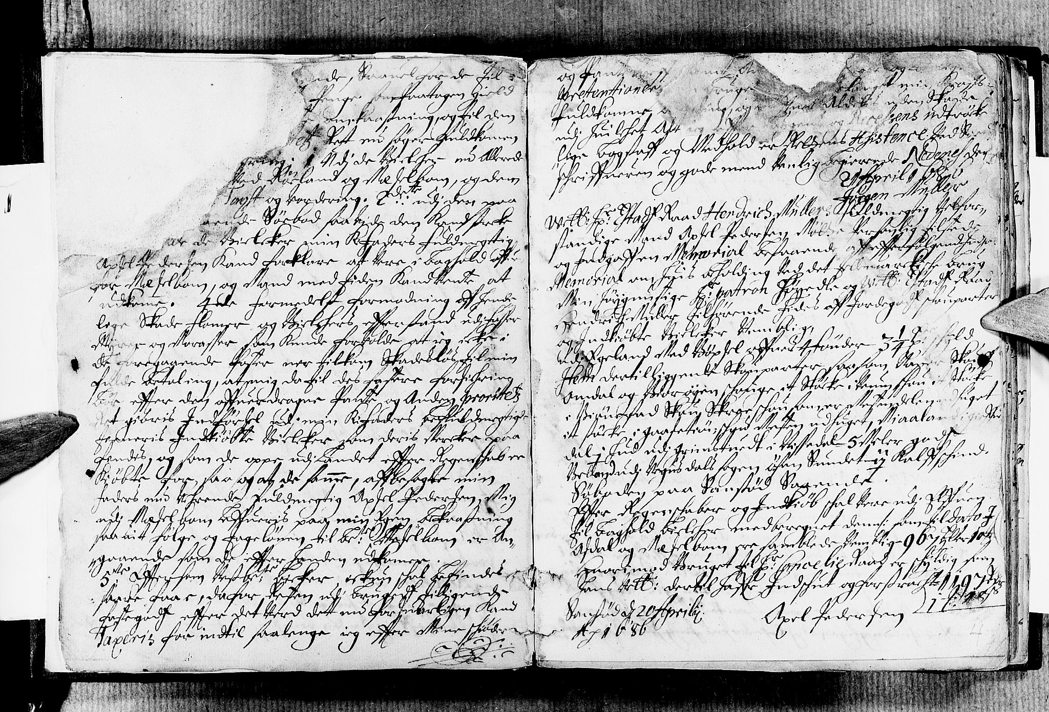 Vest-Telemark sorenskriveri, AV/SAKO-A-134/F/Fa/L0012: Tingbok, 1686, p. 4