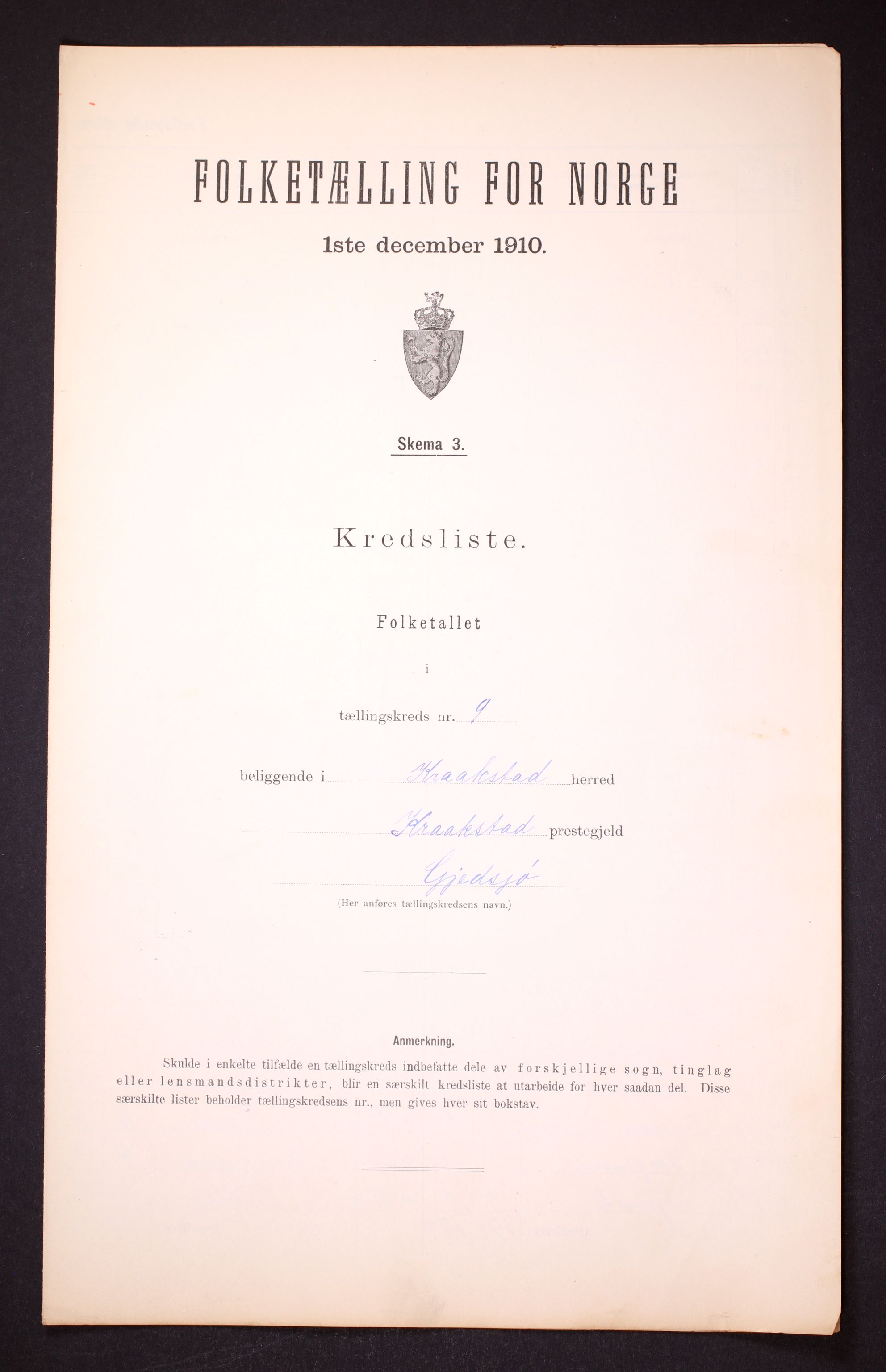 RA, 1910 census for Kråkstad, 1910, p. 27