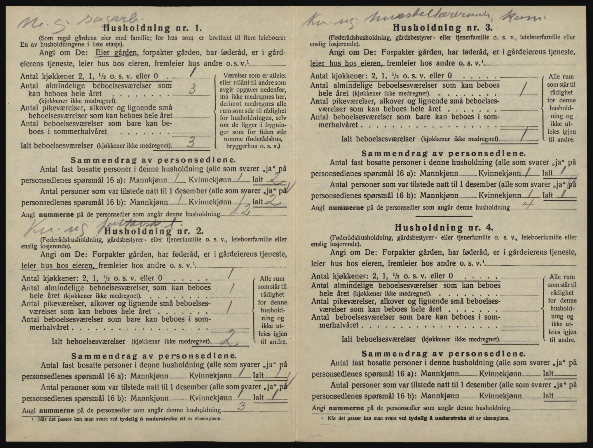 SAO, 1920 census for Glemmen, 1920, p. 68