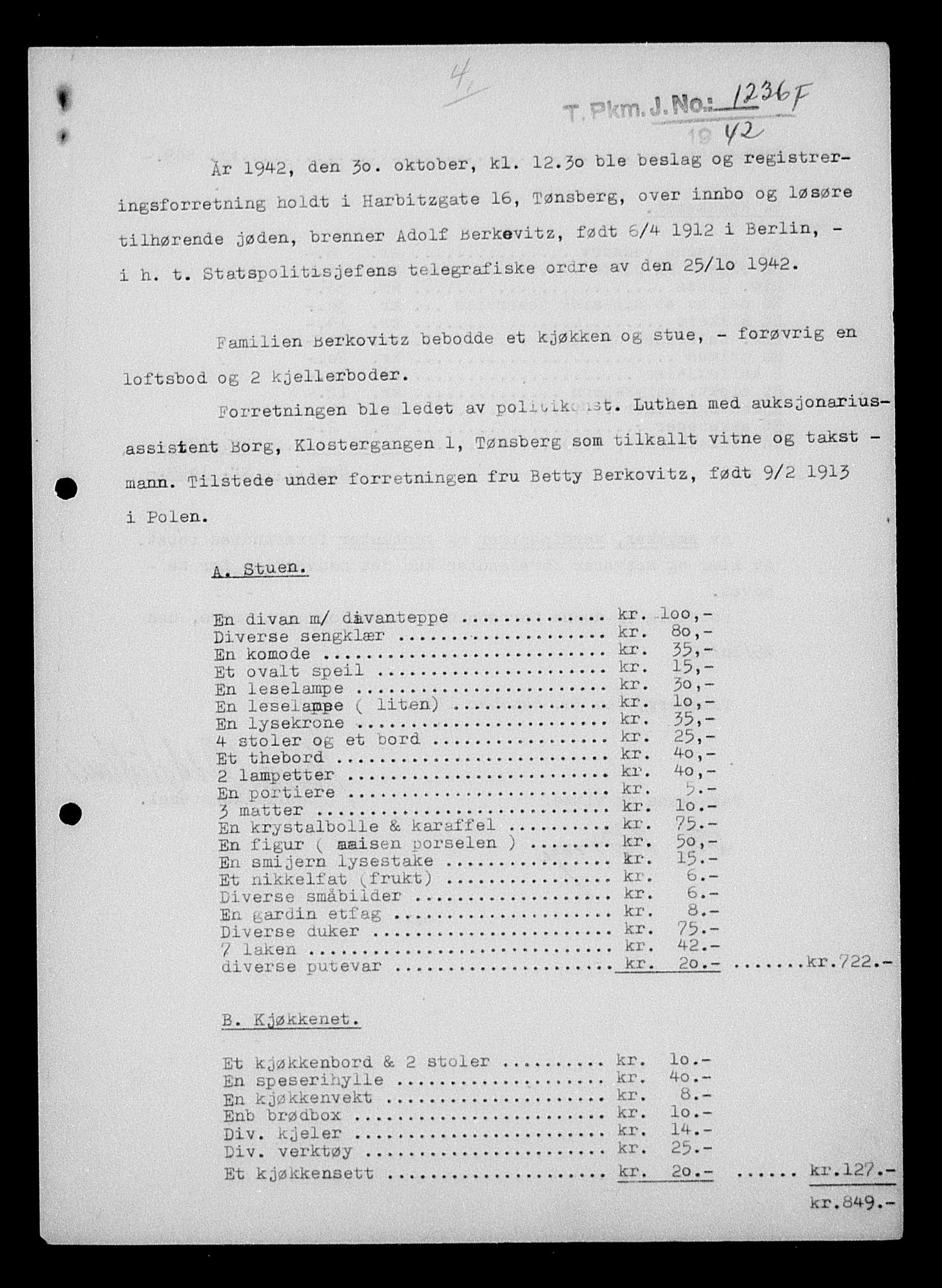 Justisdepartementet, Tilbakeføringskontoret for inndratte formuer, AV/RA-S-1564/H/Hc/Hcd/L0991: --, 1945-1947, p. 132