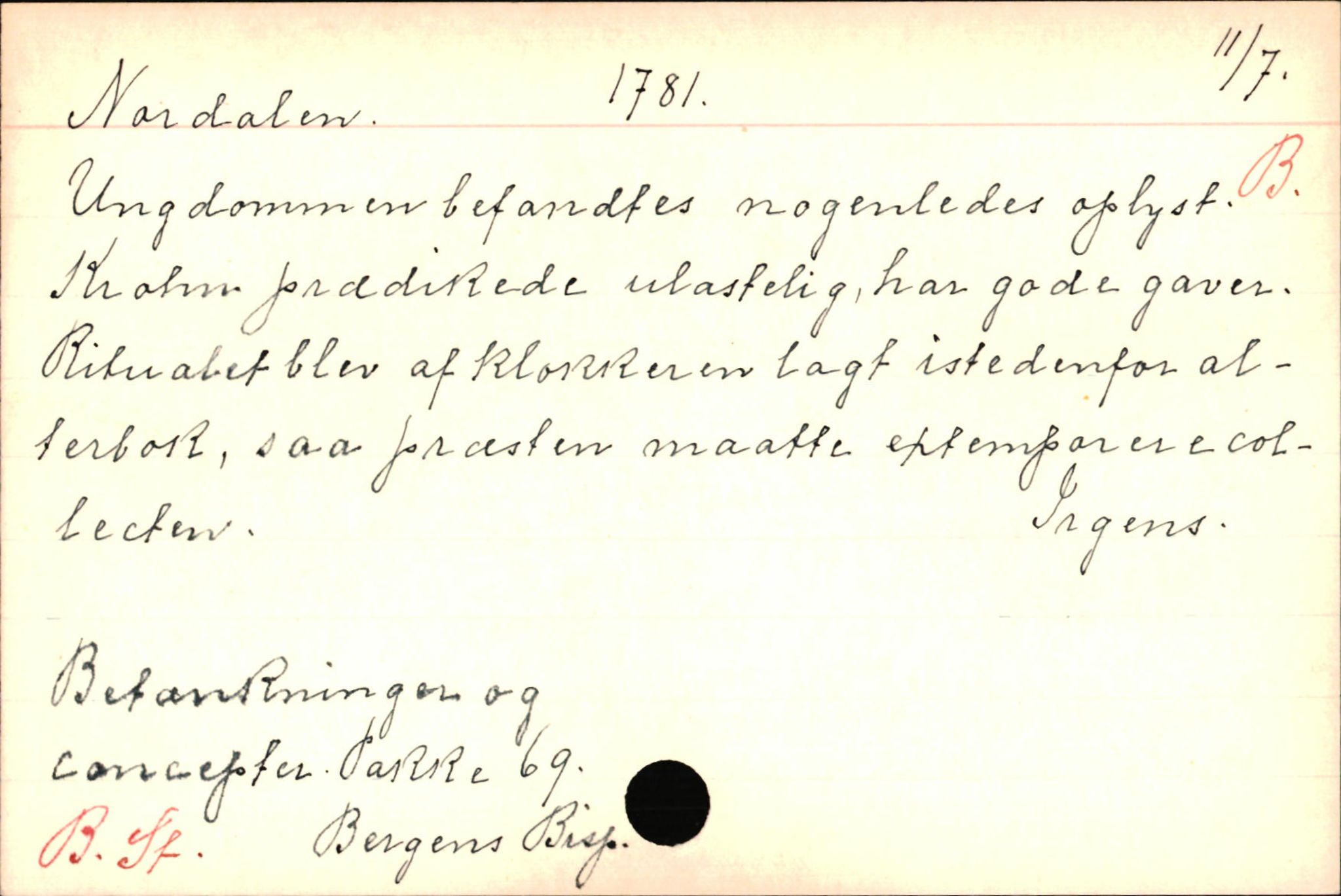 Haugen, Johannes - lærer, AV/SAB-SAB/PA-0036/01/L0001: Om klokkere og lærere, 1521-1904, p. 10916
