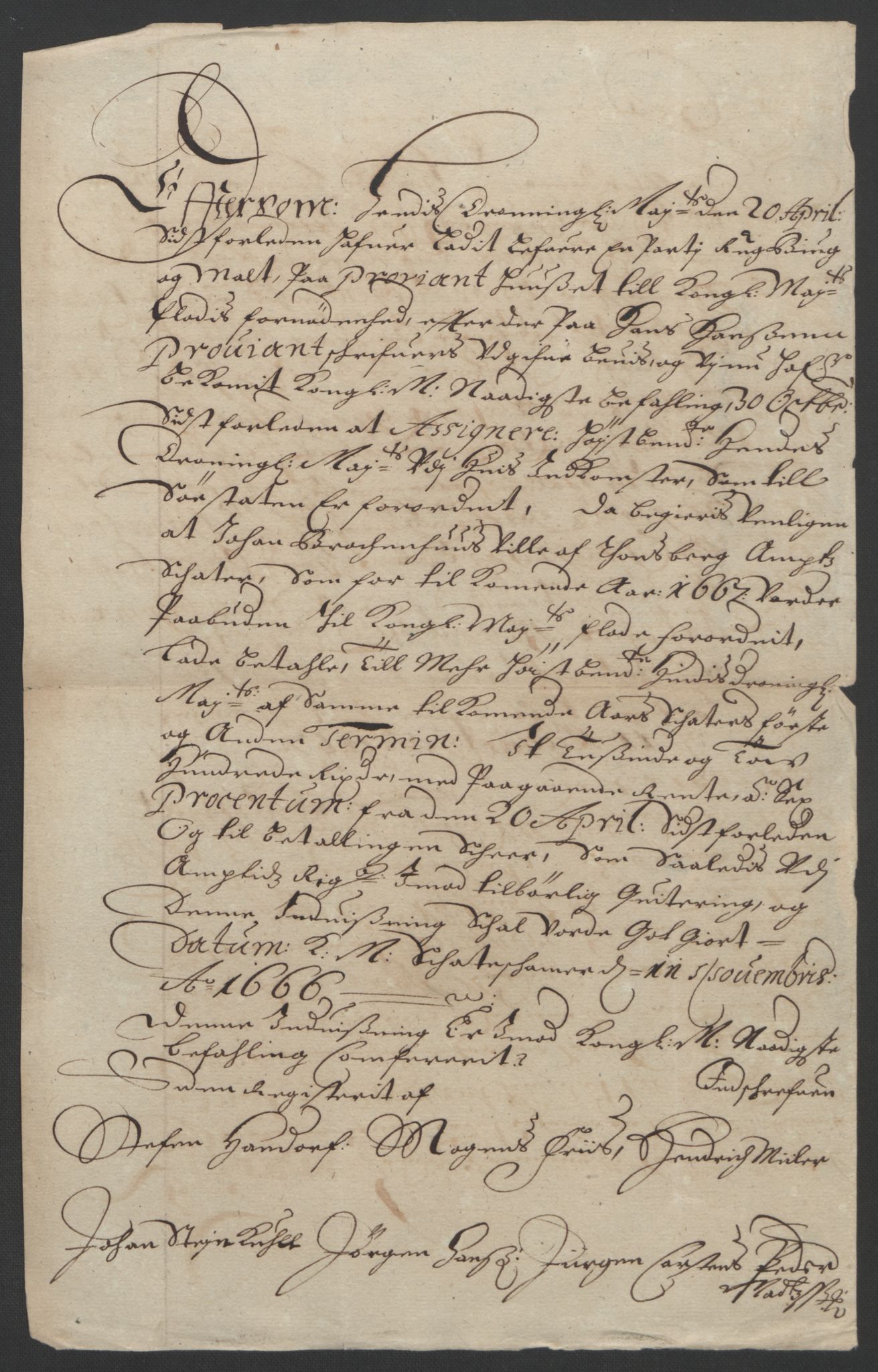 Rentekammeret inntil 1814, Reviderte regnskaper, Fogderegnskap, AV/RA-EA-4092/R32/L1842: Fogderegnskap Jarlsberg grevskap, 1664-1673, p. 75
