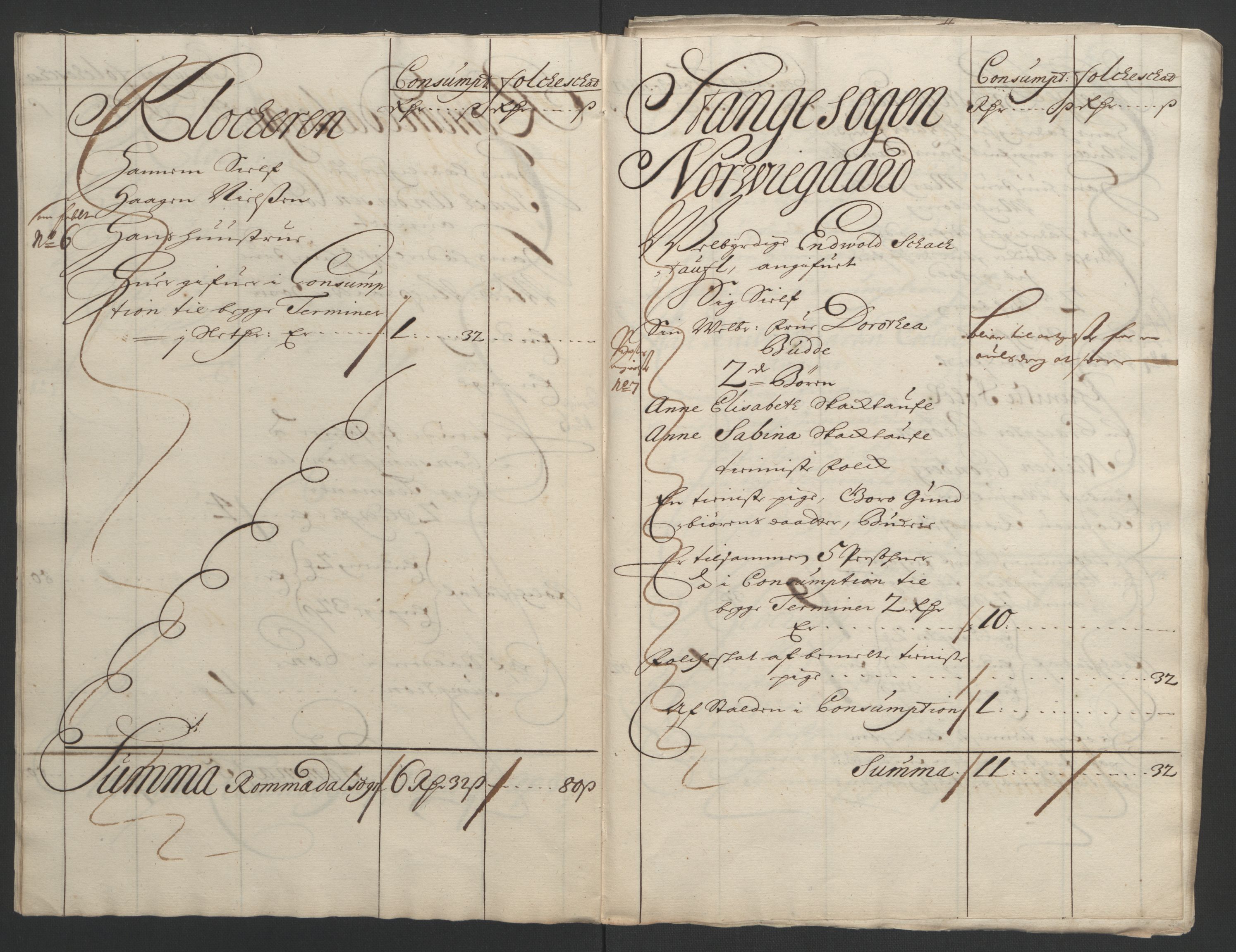 Rentekammeret inntil 1814, Reviderte regnskaper, Fogderegnskap, AV/RA-EA-4092/R16/L1036: Fogderegnskap Hedmark, 1695-1696, p. 90