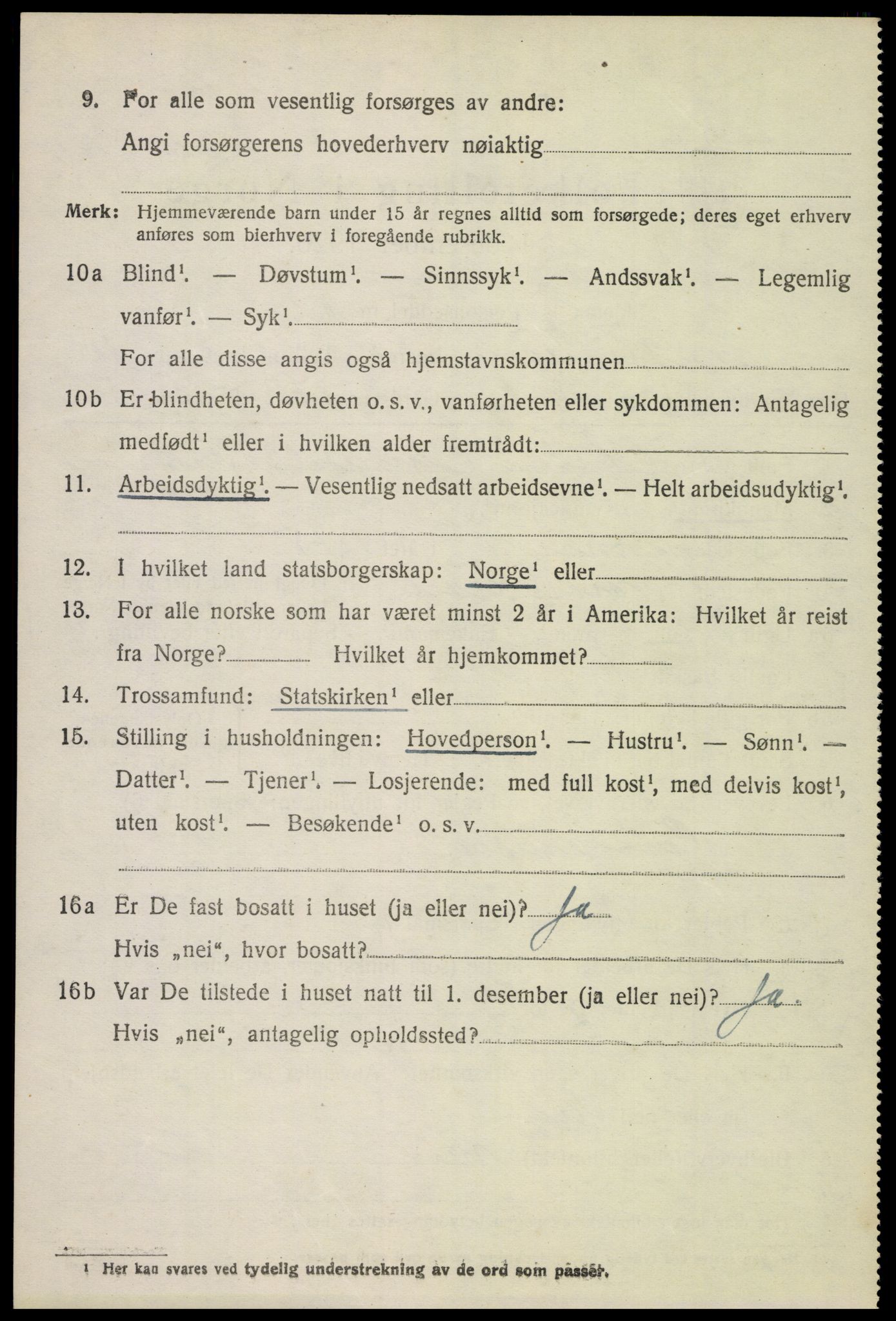 SAH, 1920 census for Nord-Fron, 1920, p. 9387