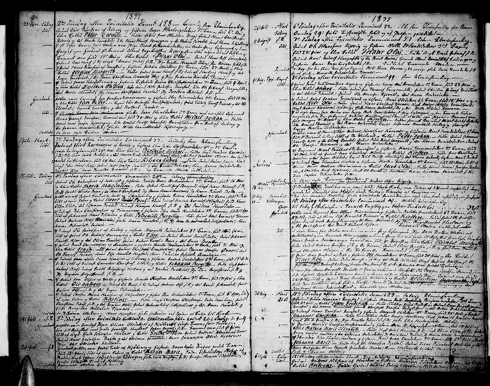 Ministerialprotokoller, klokkerbøker og fødselsregistre - Nordland, SAT/A-1459/872/L1032: Parish register (official) no. 872A07, 1787-1840, p. 282