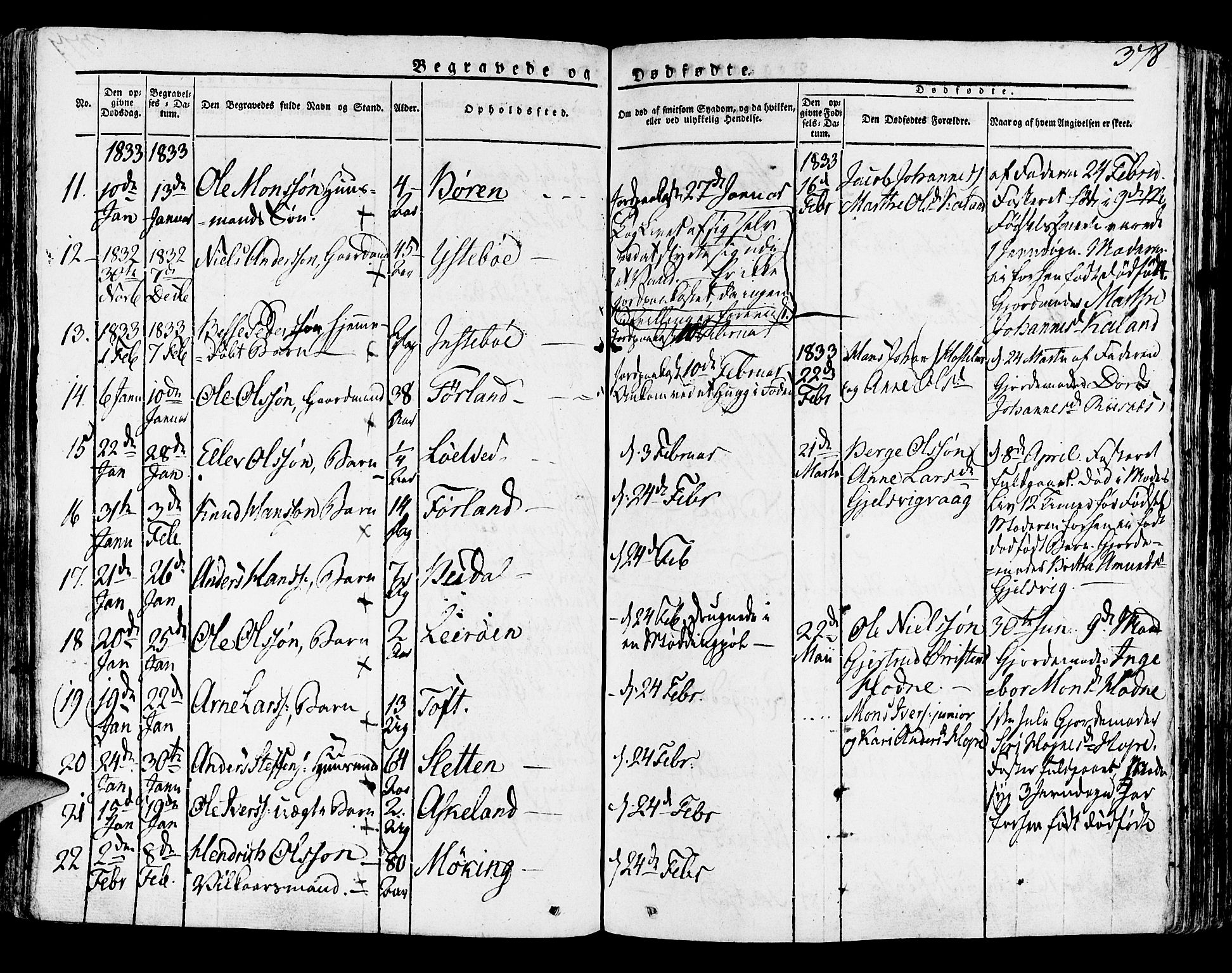 Lindås Sokneprestembete, SAB/A-76701/H/Haa: Parish register (official) no. A 8, 1823-1836, p. 378
