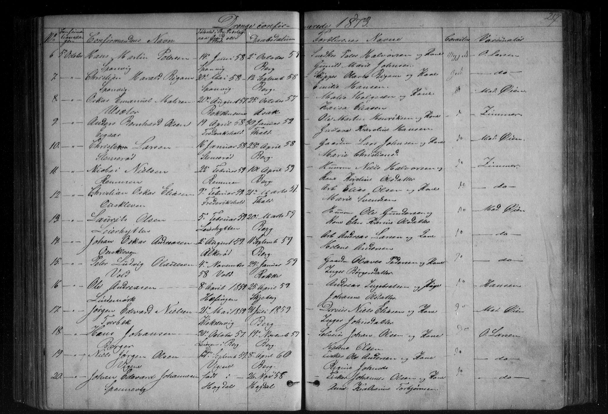 Berg prestekontor Kirkebøker, SAO/A-10902/F/Fa/L0005: Parish register (official) no. I 5, 1861-1877, p. 217