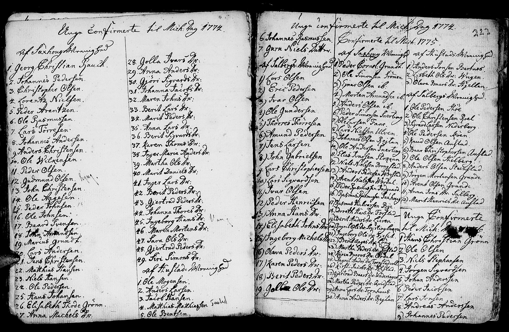 Ministerialprotokoller, klokkerbøker og fødselsregistre - Nord-Trøndelag, SAT/A-1458/730/L0273: Parish register (official) no. 730A02, 1762-1802, p. 223