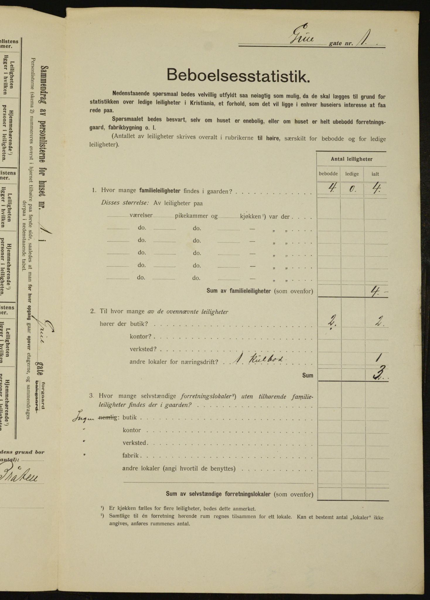 OBA, Municipal Census 1912 for Kristiania, 1912, p. 30050