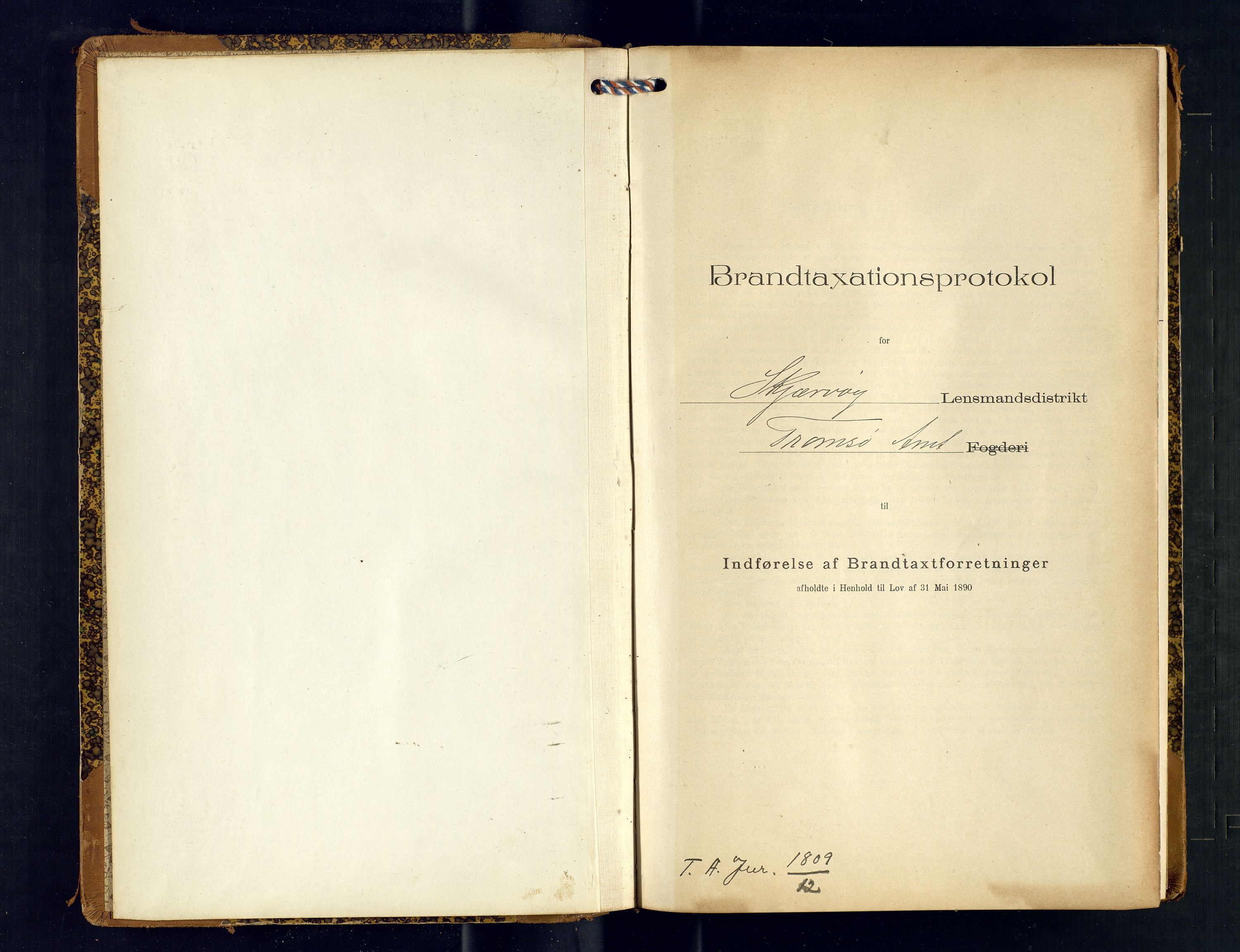 Skjervøy lensmannskontor, SATØ/SATØ-63/F/Fu/Fub/L0248: Branntakstprotokoll (S), 1912-1913