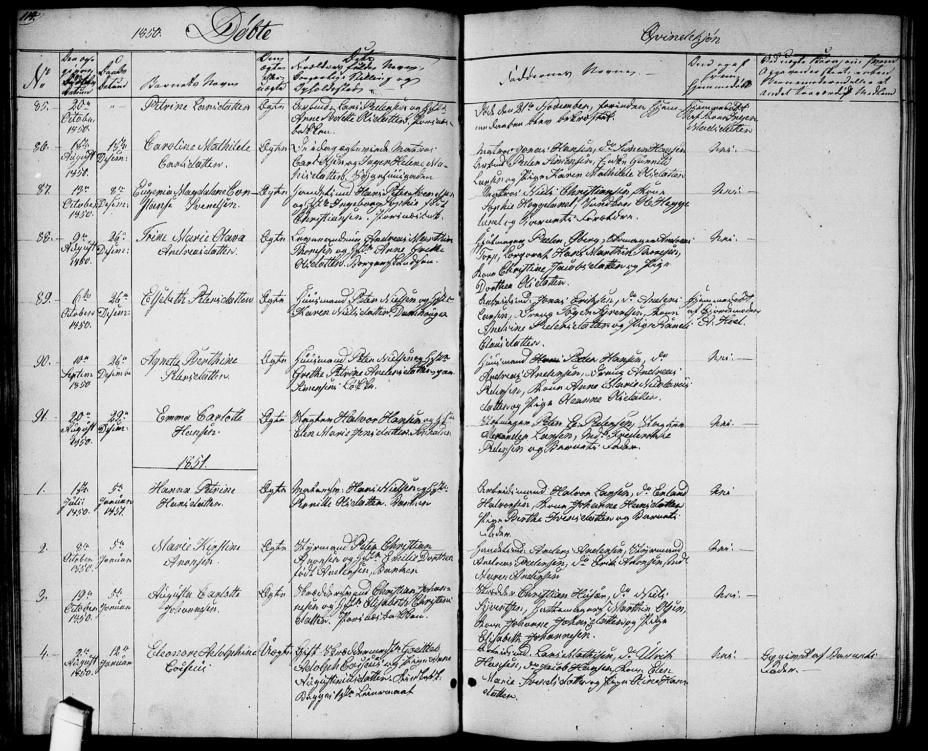 Halden prestekontor Kirkebøker, SAO/A-10909/G/Ga/L0004: Parish register (copy) no. 4, 1845-1854, p. 114