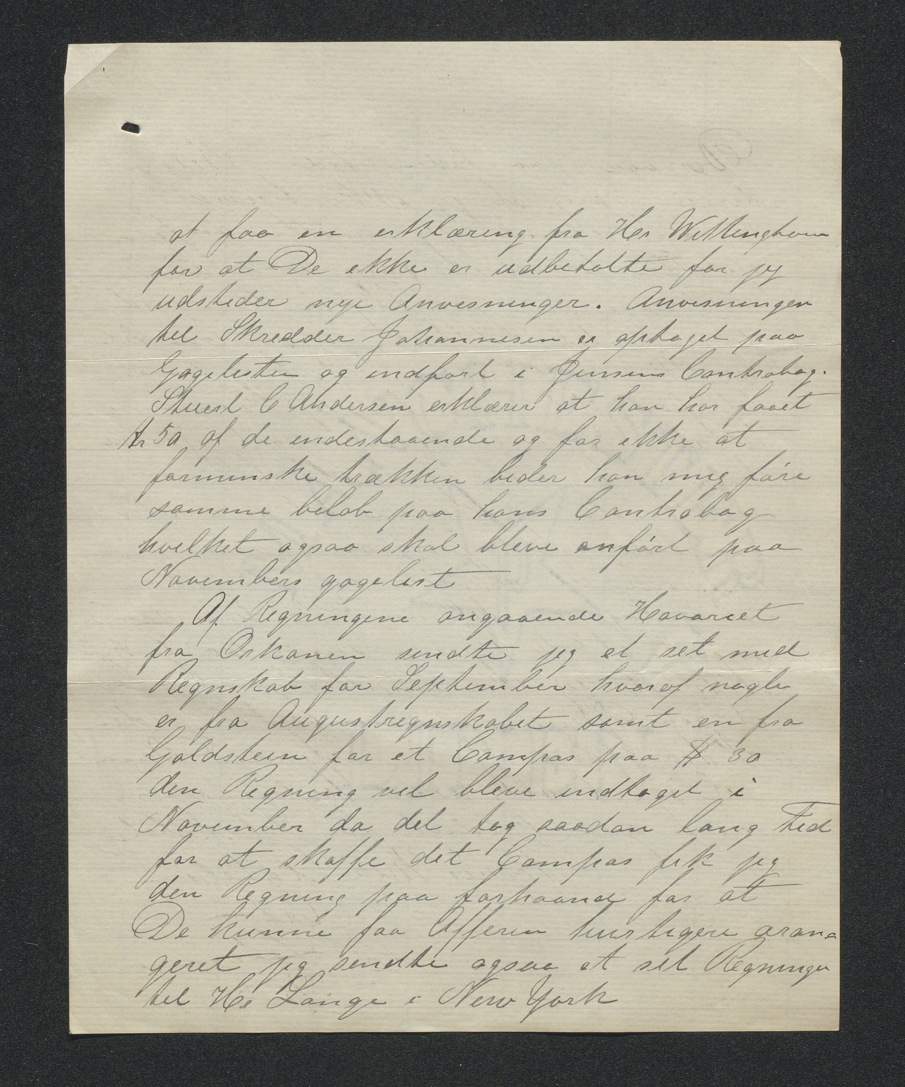 Arendals Dampskibsselskab (ADS), AAKS/PA-1716/1/15/L0018: Skipspapirer D/S Spero, 1898-1904