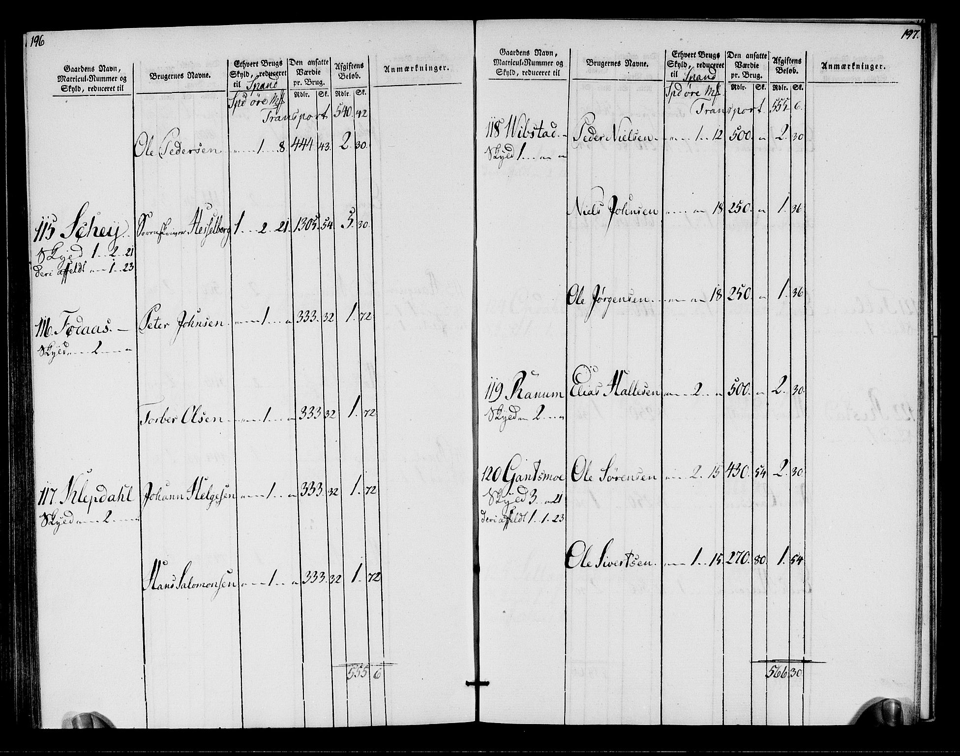 Rentekammeret inntil 1814, Realistisk ordnet avdeling, AV/RA-EA-4070/N/Ne/Nea/L0155: Namdalen fogderi. Oppebørselsregister, 1803-1804, p. 101