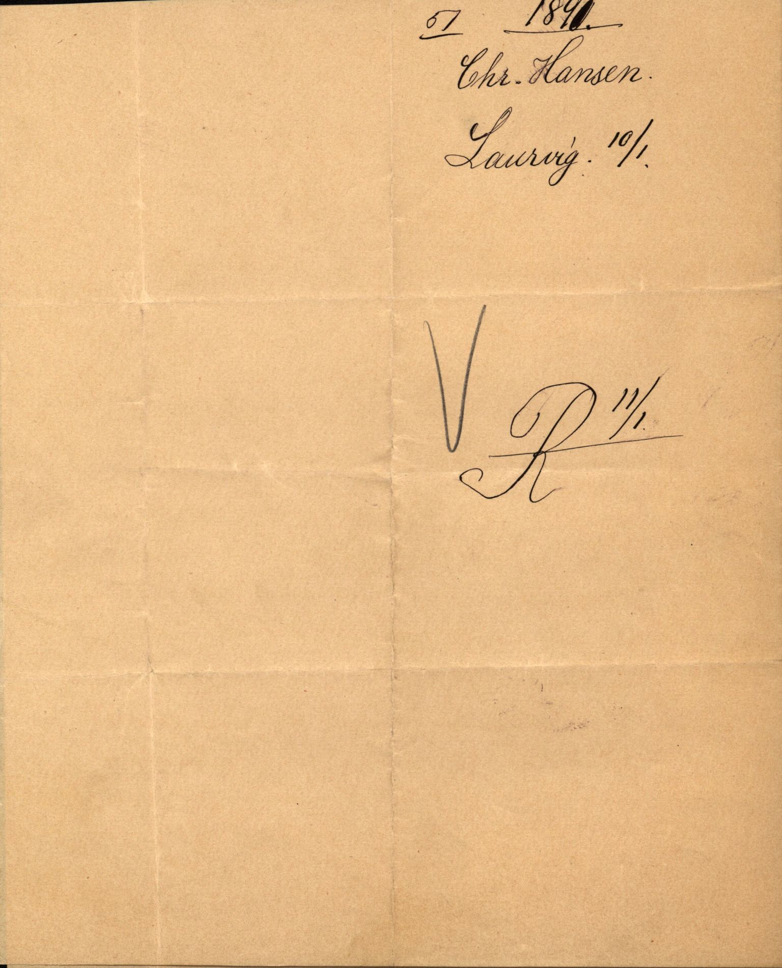 Pa 63 - Østlandske skibsassuranceforening, VEMU/A-1079/G/Ga/L0025/0005: Havaridokumenter / Jacbez, Brin, Eugenie, Lyna, Løvspring, Hurtig, 1890, p. 79