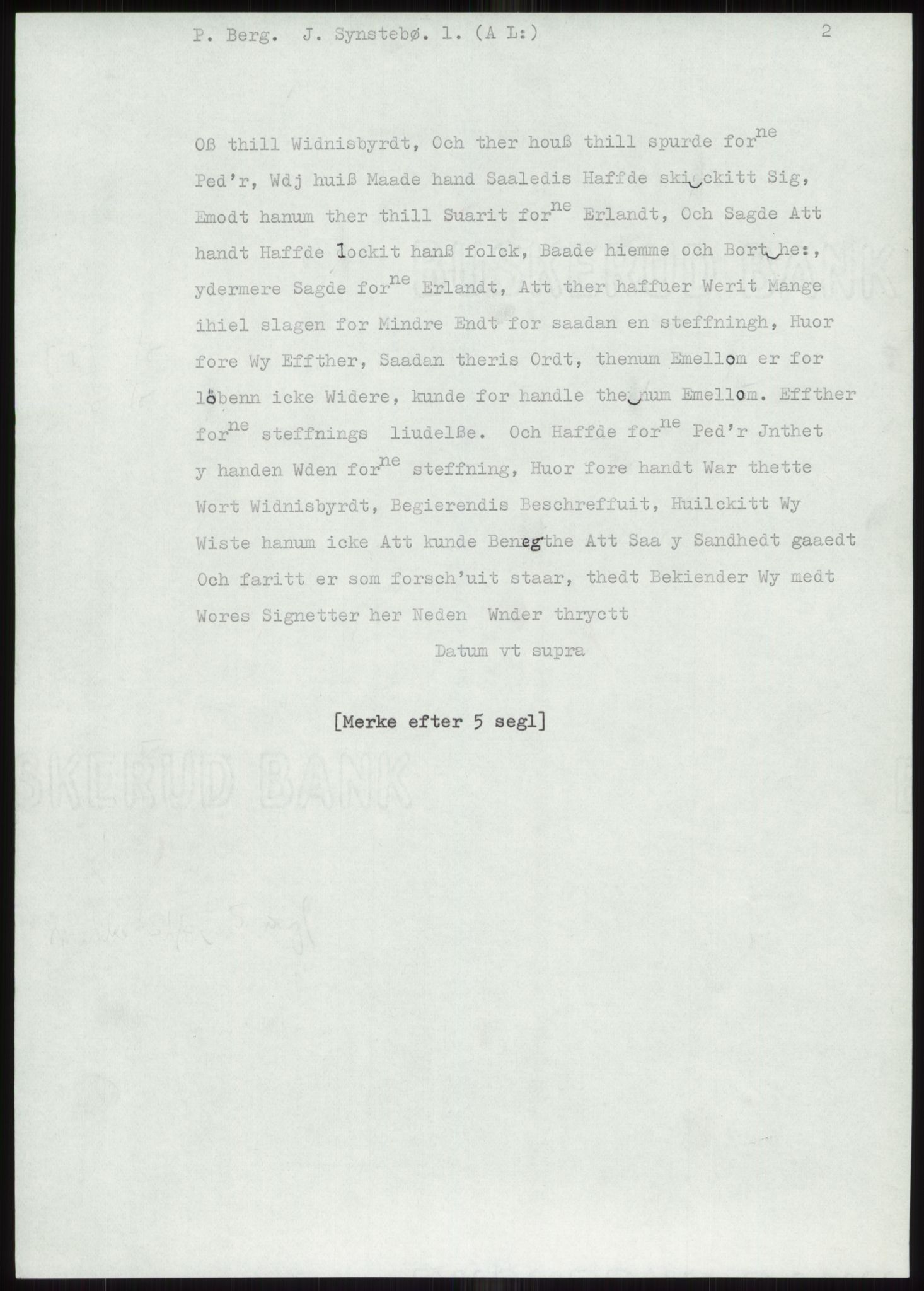 Samlinger til kildeutgivelse, Diplomavskriftsamlingen, AV/RA-EA-4053/H/Ha, p. 186