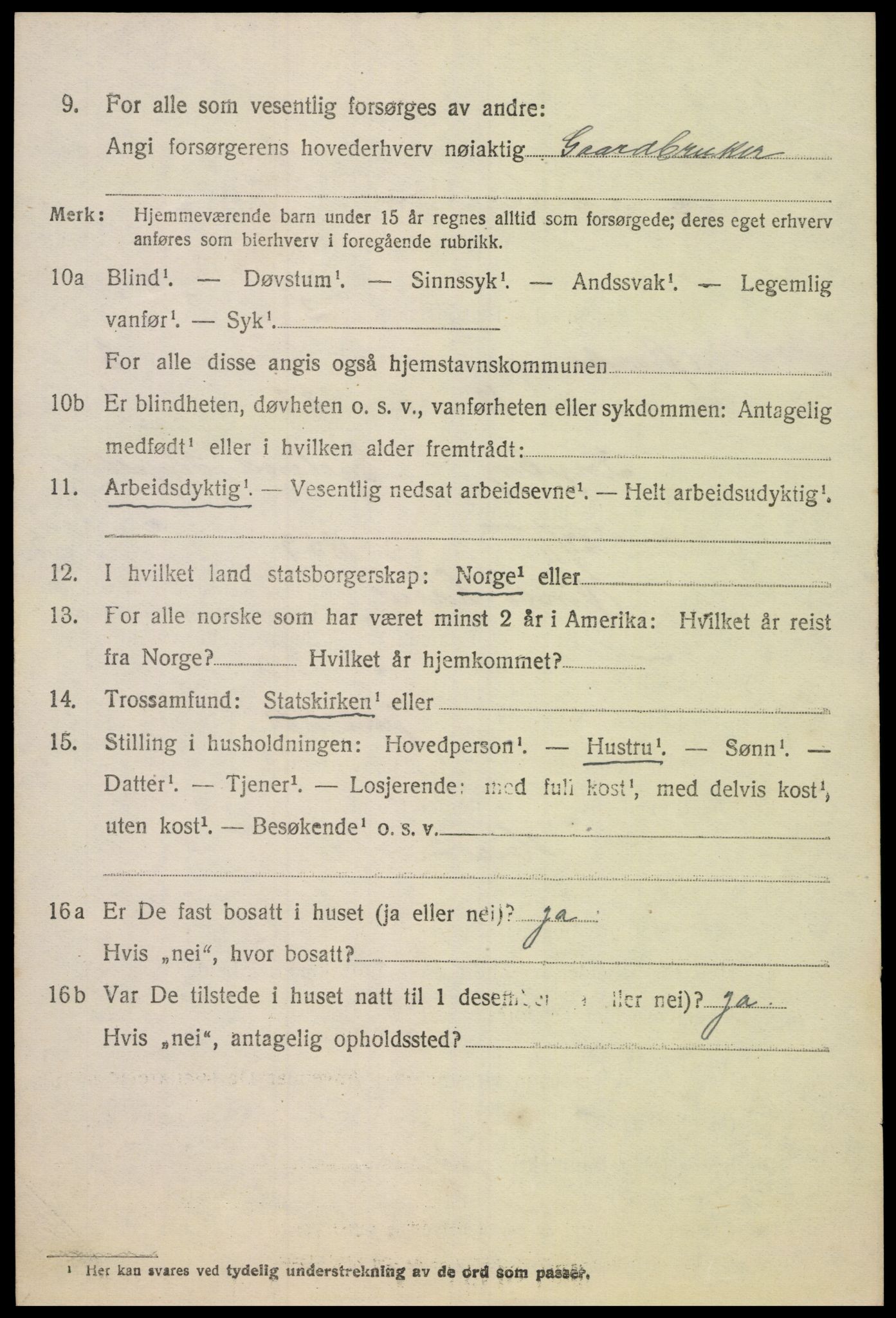 SAK, 1920 census for Øvrebø, 1920, p. 781