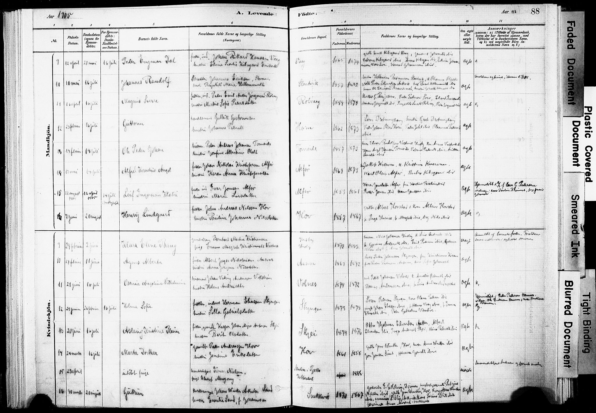 Ministerialprotokoller, klokkerbøker og fødselsregistre - Nordland, AV/SAT-A-1459/835/L0525: Parish register (official) no. 835A03I, 1881-1910, p. 88