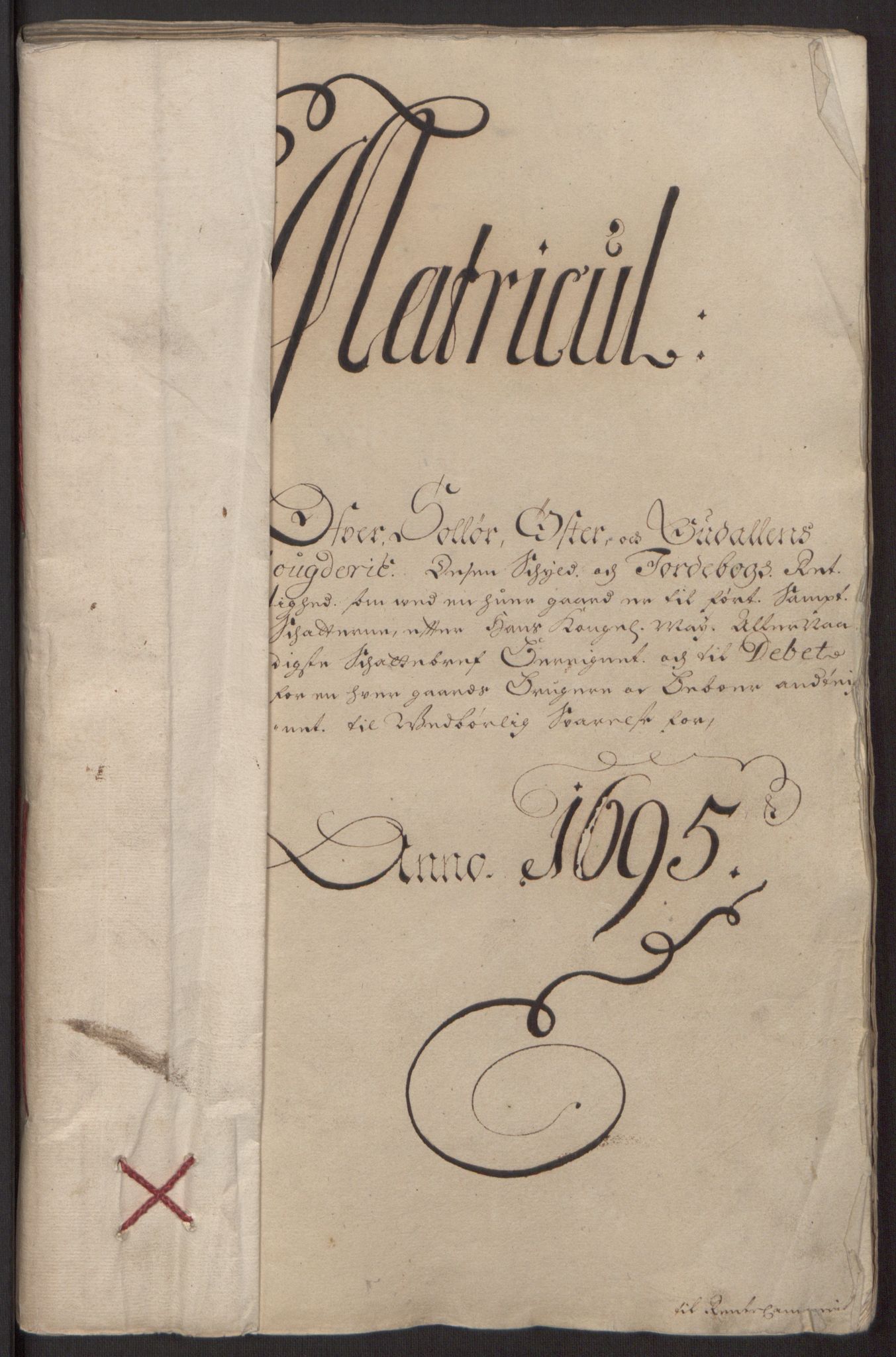 Rentekammeret inntil 1814, Reviderte regnskaper, Fogderegnskap, RA/EA-4092/R13/L0833: Fogderegnskap Solør, Odal og Østerdal, 1695, p. 75