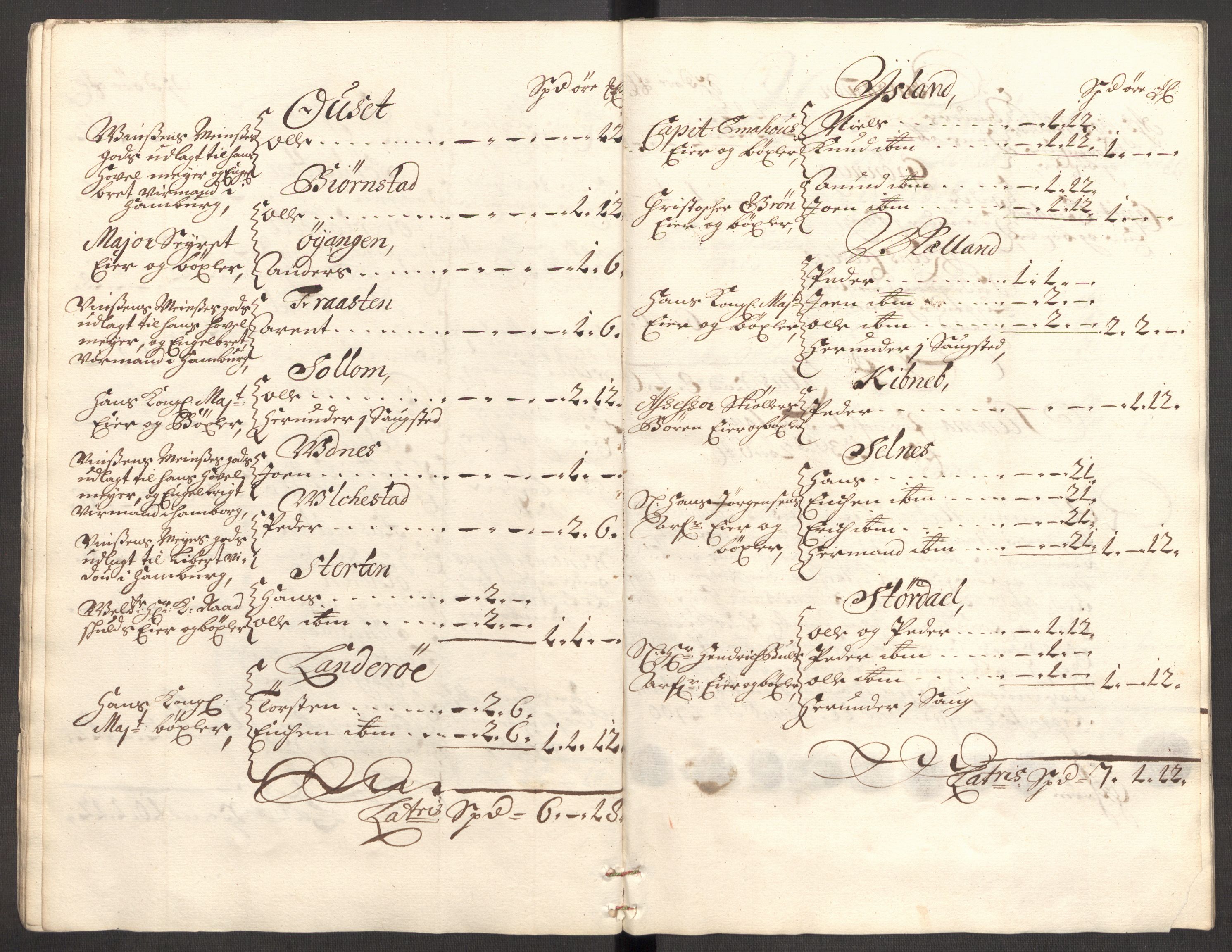 Rentekammeret inntil 1814, Reviderte regnskaper, Fogderegnskap, RA/EA-4092/R57/L3854: Fogderegnskap Fosen, 1700-1701, p. 67