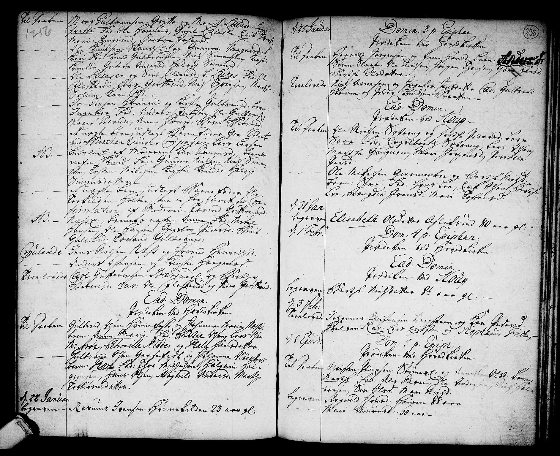 Norderhov kirkebøker, AV/SAKO-A-237/F/Fa/L0003a: Parish register (official) no. 3, 1740-1757, p. 238