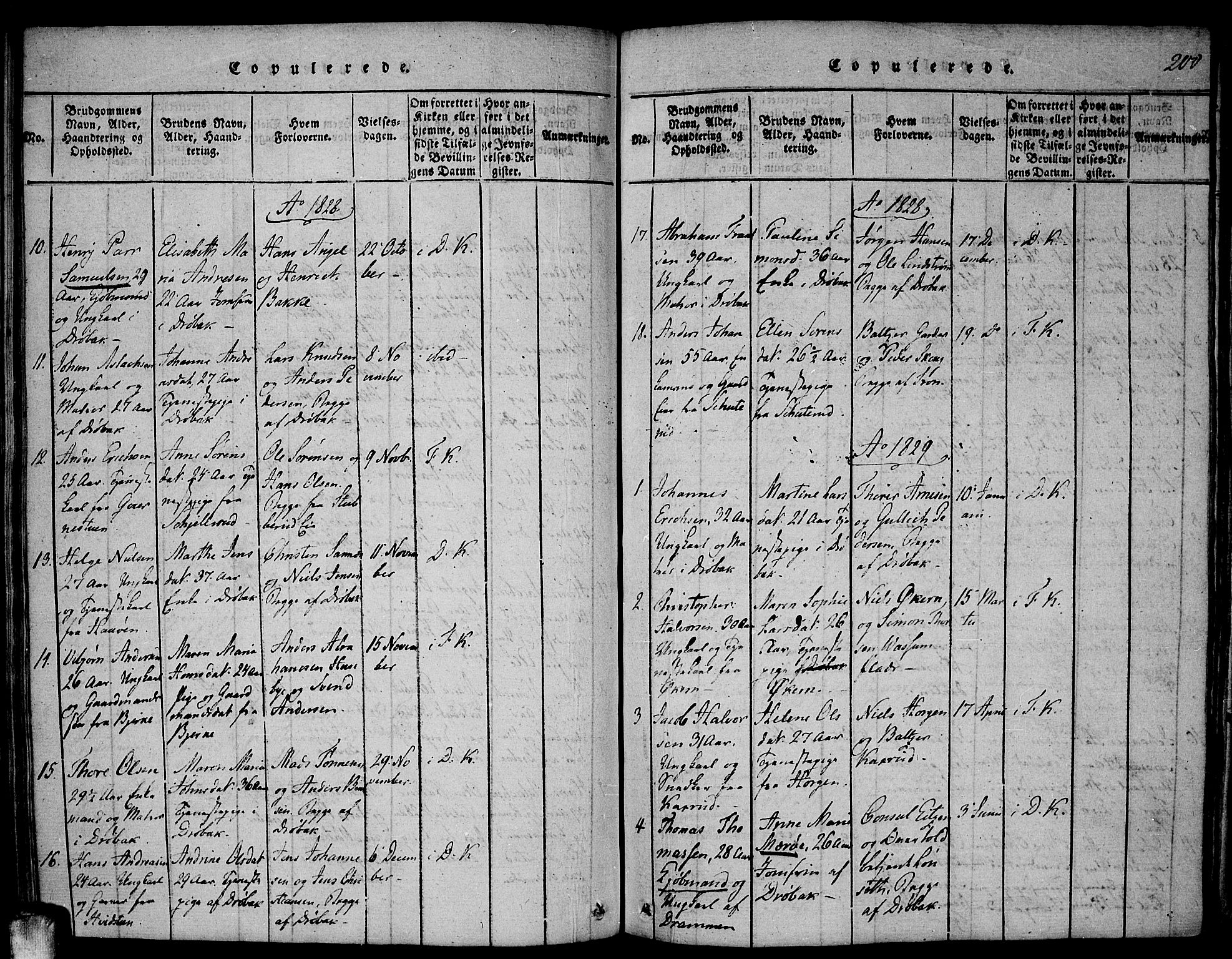 Drøbak prestekontor Kirkebøker, SAO/A-10142a/F/Fa/L0001: Parish register (official) no. I 1, 1816-1842, p. 200