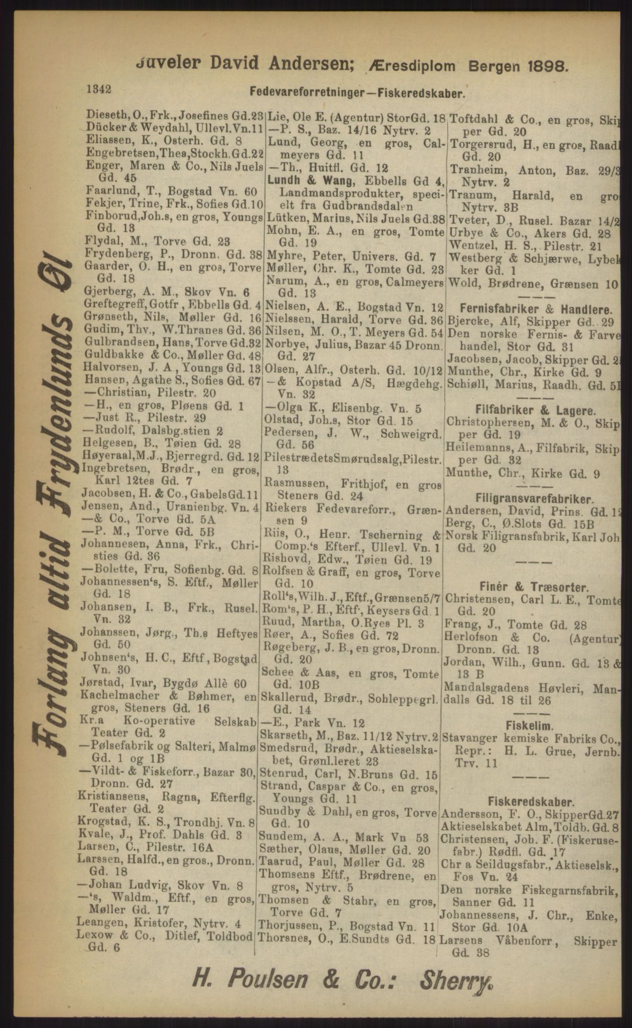 Kristiania/Oslo adressebok, PUBL/-, 1903, p. 1342