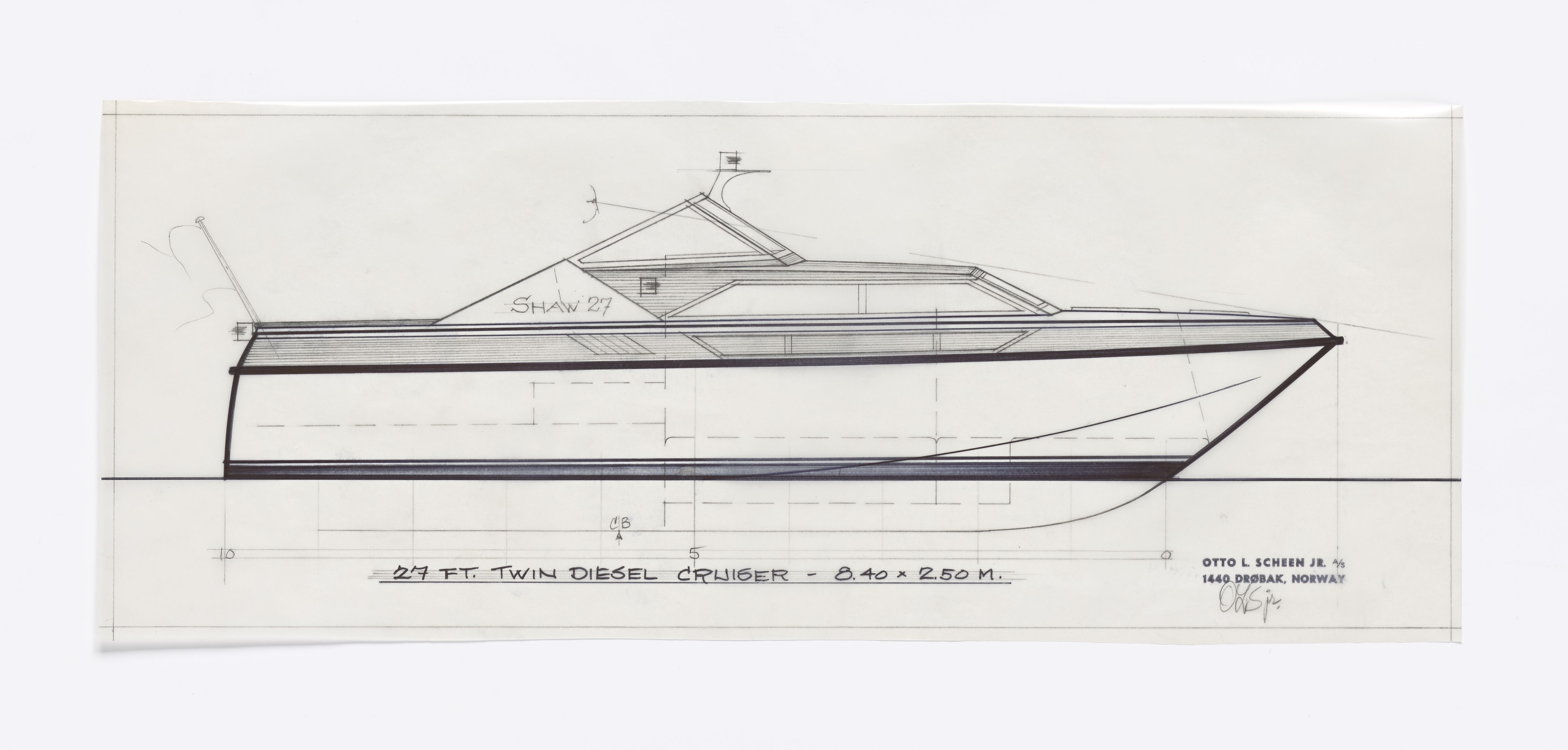 Furuholmen & Scheen, AFM/OM-1003/T/Ta/L0007/0002: Dieselkrysser / Scheen, 1970-2005