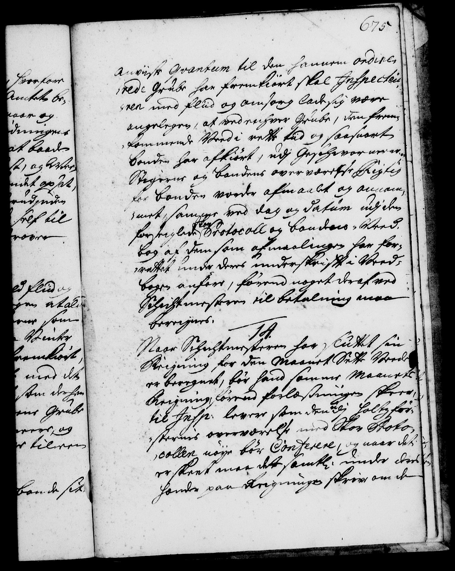 Rentekammeret, Kammerkanselliet, RA/EA-3111/G/Gg/Ggi/L0001: Norsk instruksjonsprotokoll med register (merket RK 53.34), 1720-1729, p. 675