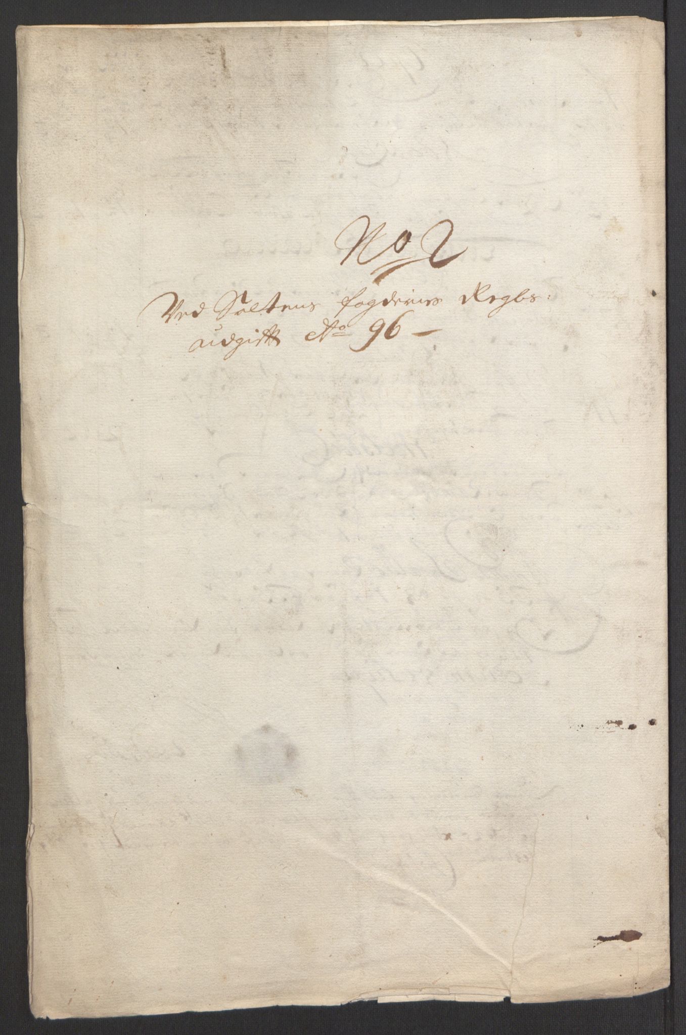 Rentekammeret inntil 1814, Reviderte regnskaper, Fogderegnskap, AV/RA-EA-4092/R66/L4578: Fogderegnskap Salten, 1694-1696, p. 276