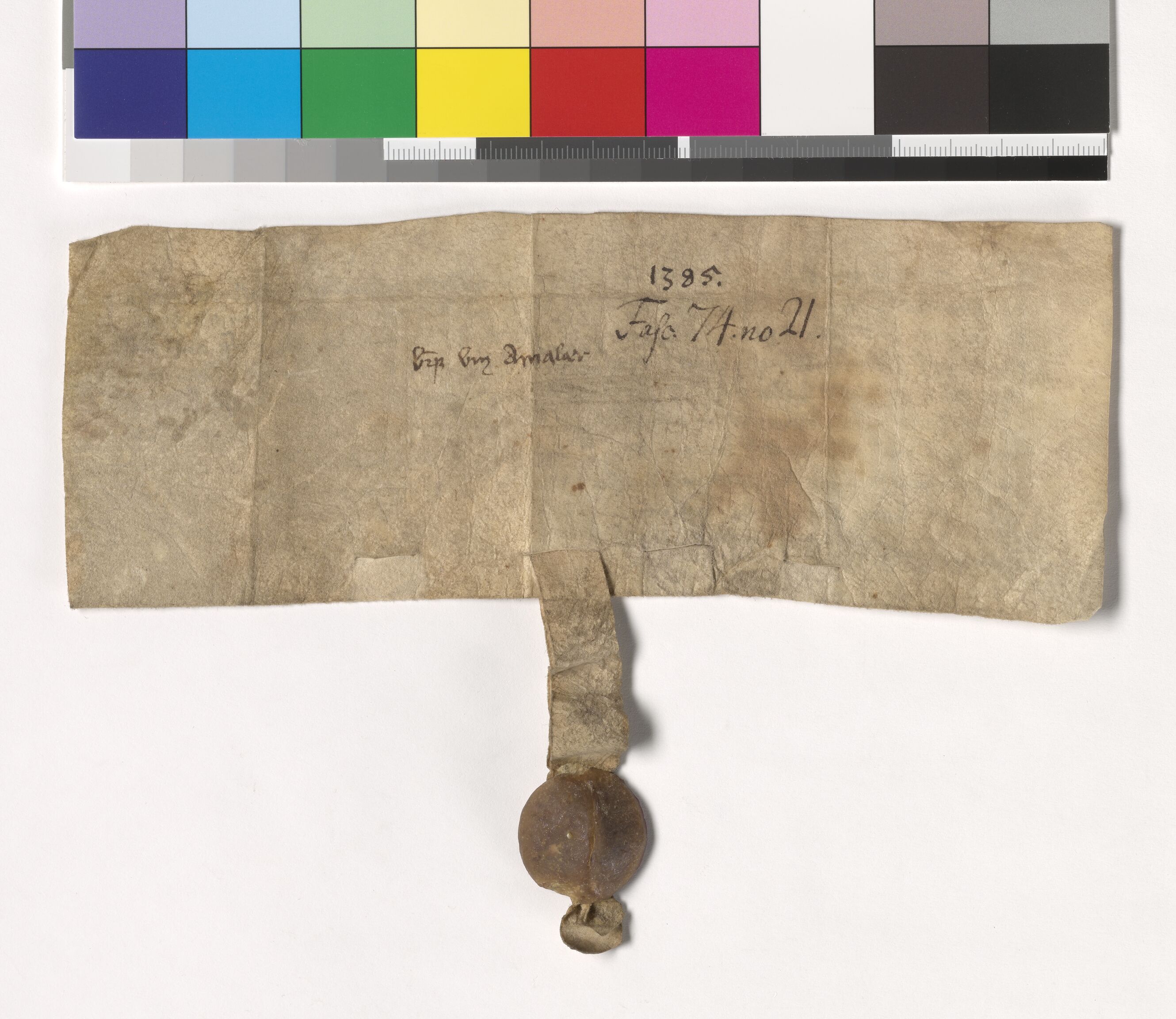 Riksarkivets diplomsamling, AV/RA-EA-5965/F05/L0183: NRA AM fasc. 74 nr. 20-23, 1385, p. 6