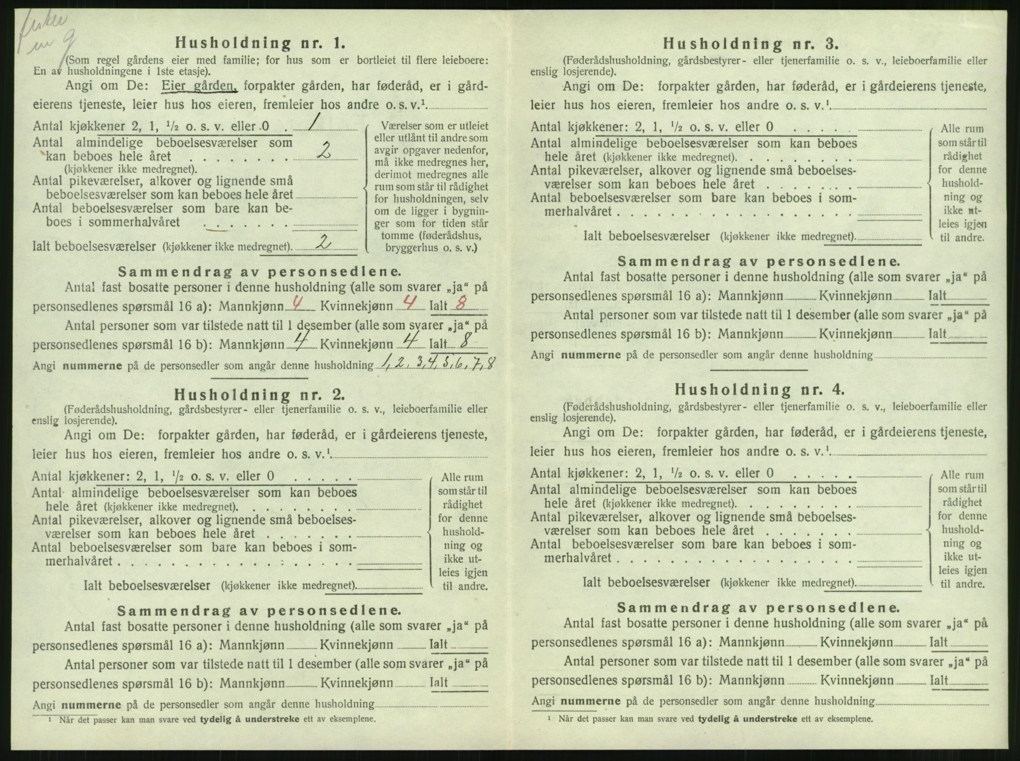 SAT, 1920 census for Brønnøy, 1920, p. 899