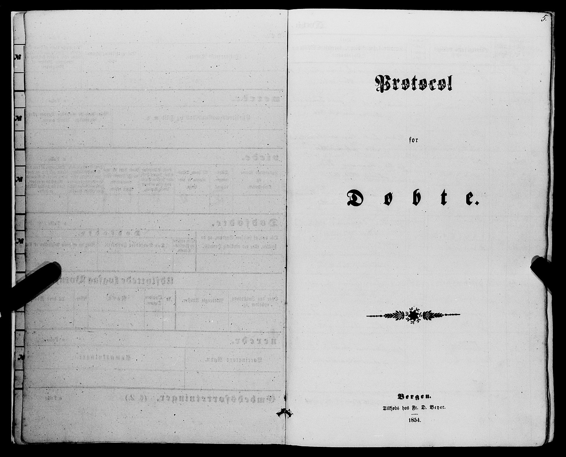 Haus sokneprestembete, SAB/A-75601/H/Haa: Parish register (official) no. A 17, 1858-1870, p. 5