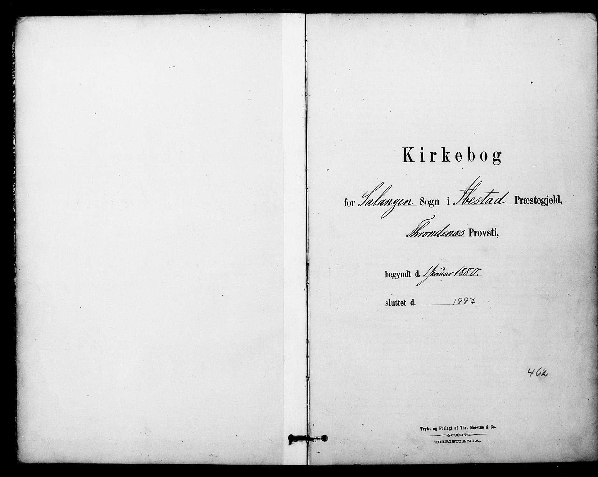Ibestad sokneprestembete, SATØ/S-0077/H/Ha/Haa/L0014kirke: Parish register (official) no. 14, 1880-1887