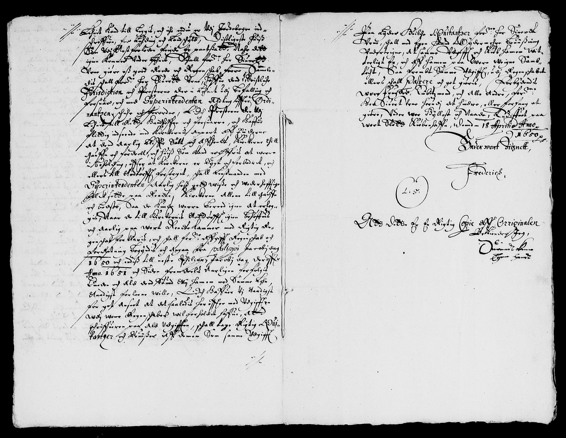 Rentekammeret inntil 1814, Reviderte regnskaper, Lensregnskaper, RA/EA-5023/R/Rb/Rbp/L0036: Bratsberg len, 1649-1651