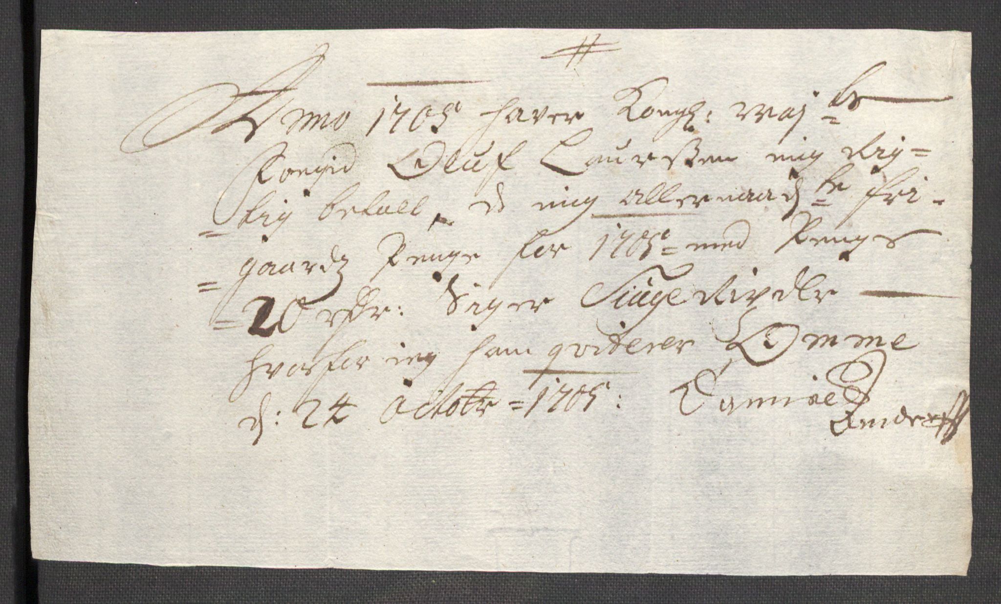 Rentekammeret inntil 1814, Reviderte regnskaper, Fogderegnskap, AV/RA-EA-4092/R48/L2983: Fogderegnskap Sunnhordland og Hardanger, 1705, p. 227