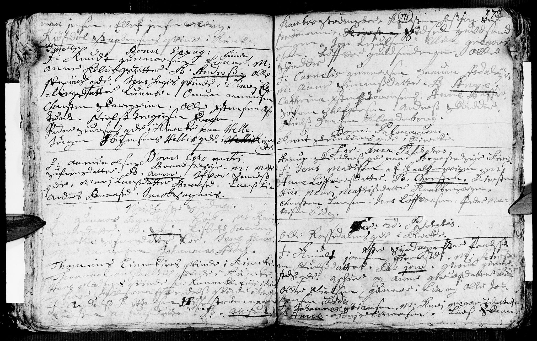 Øyestad sokneprestkontor, AV/SAK-1111-0049/F/Fa/L0002: Parish register (official) no. A 2, 1692-1722, p. 71