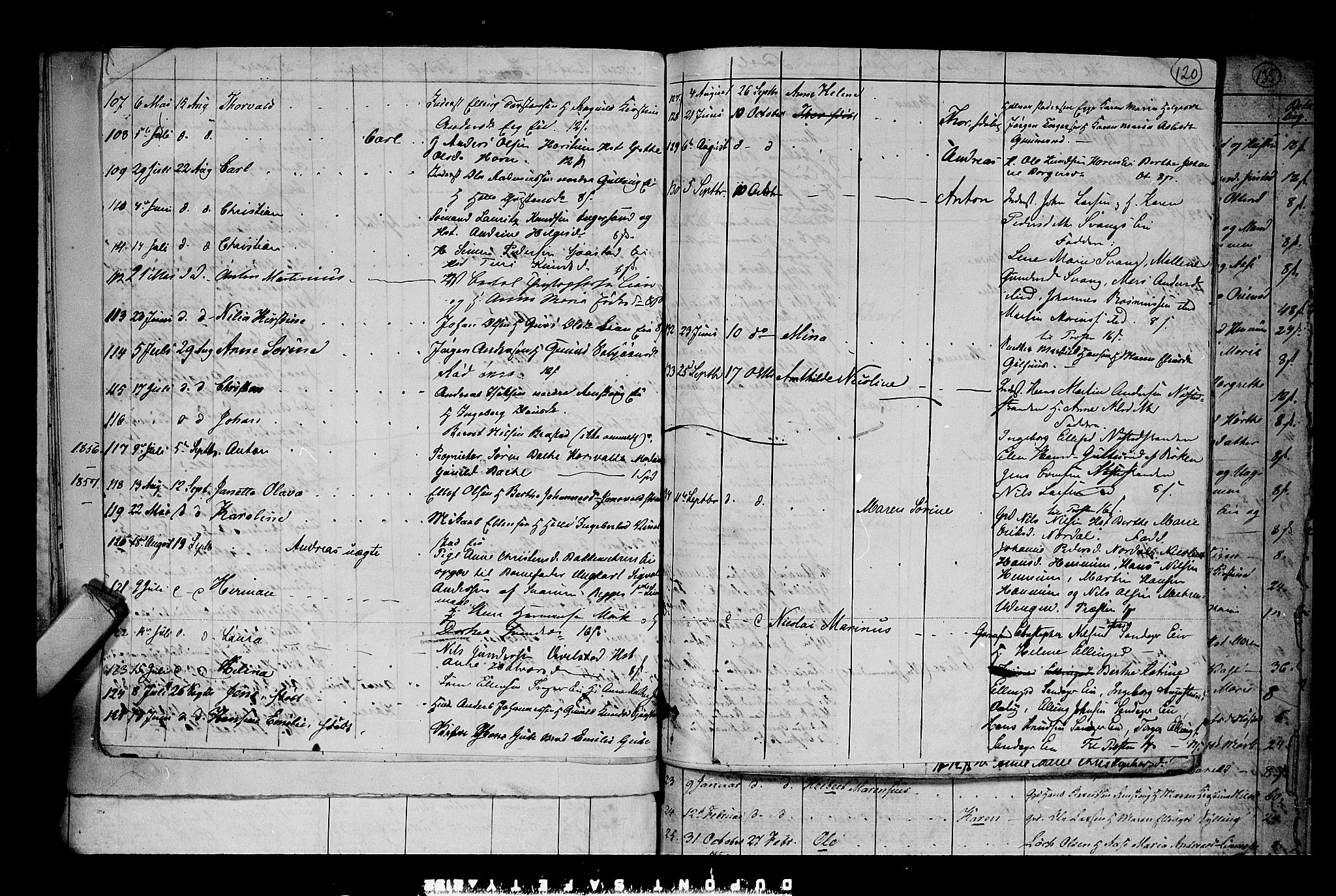 Lier kirkebøker, AV/SAKO-A-230/G/Ga/L0002: Parish register (copy) no. I 2, 1841-1862, p. 120