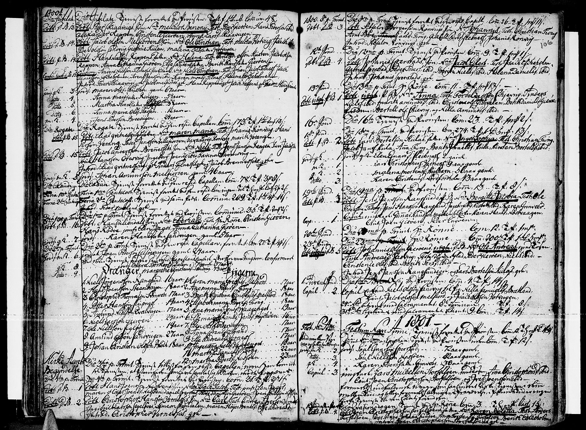 Ministerialprotokoller, klokkerbøker og fødselsregistre - Nordland, SAT/A-1459/841/L0591: Parish register (official) no. 841A03 /1, 1777-1819, p. 105-106
