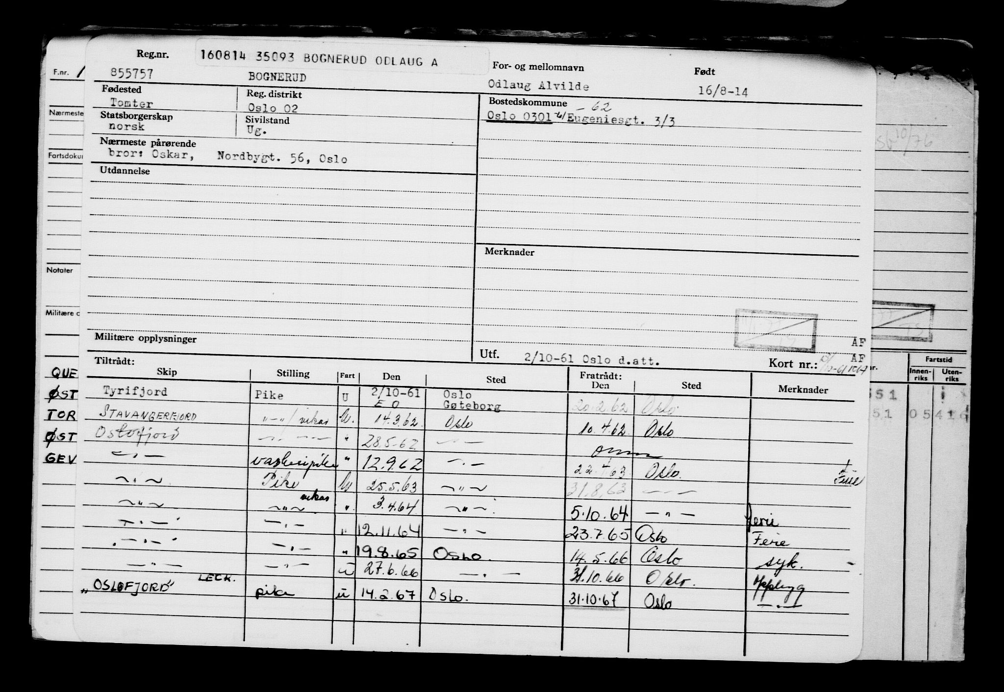 Direktoratet for sjømenn, AV/RA-S-3545/G/Gb/L0123: Hovedkort, 1914, p. 257