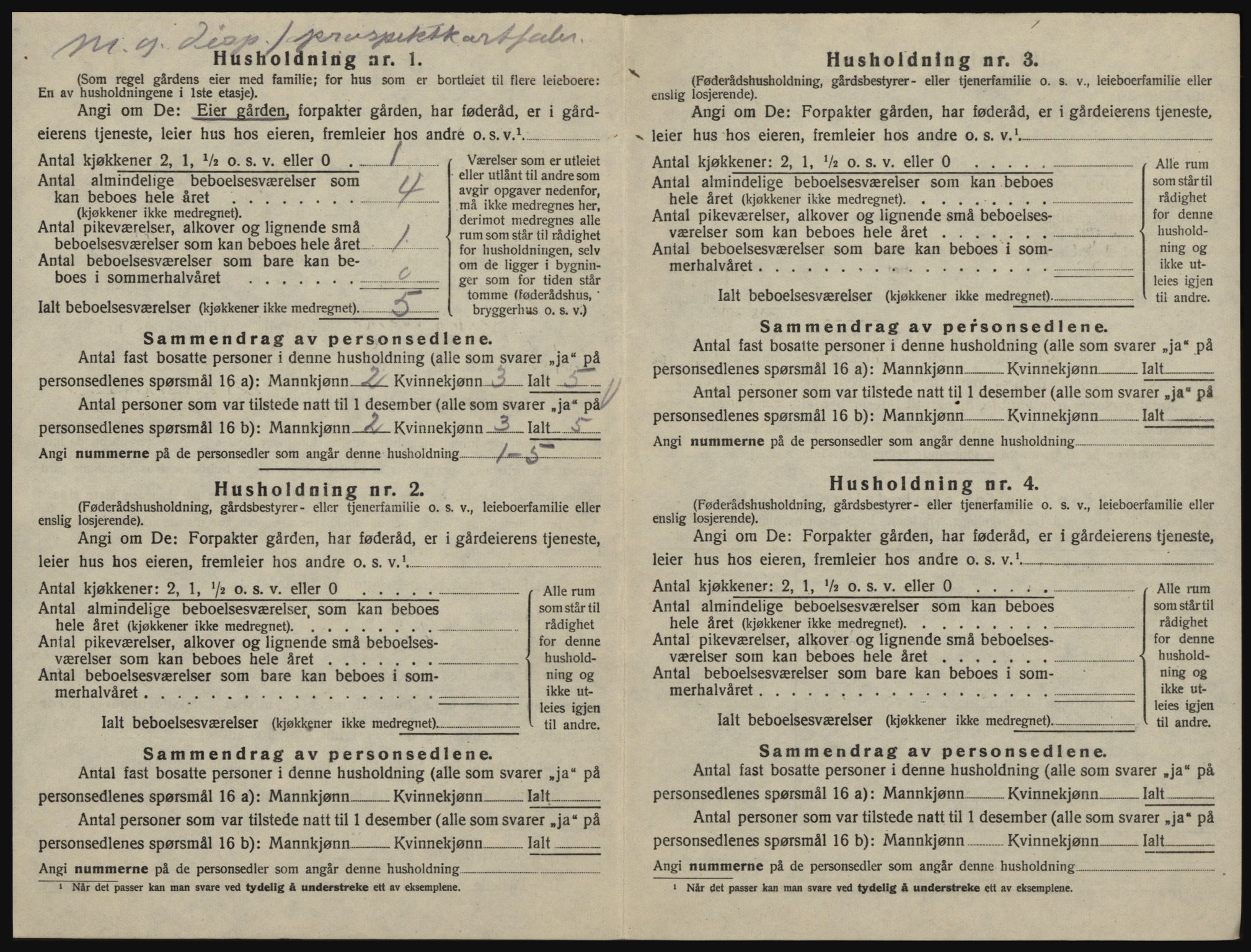 SAO, 1920 census for Glemmen, 1920, p. 1372