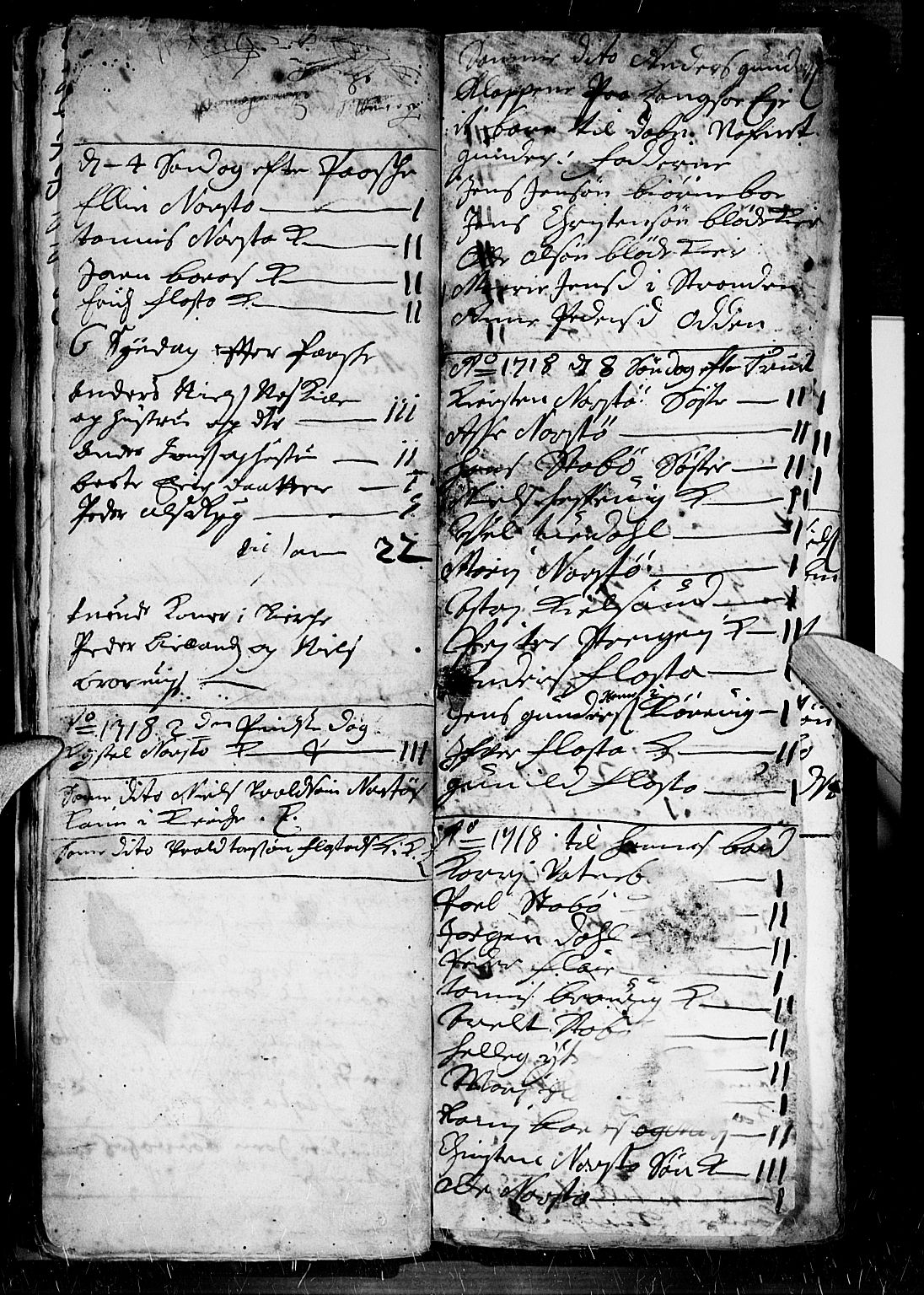 Dypvåg sokneprestkontor, AV/SAK-1111-0007/F/Fb/Fba/L0003: Parish register (copy) no. B 3, 1715-1738, p. 33