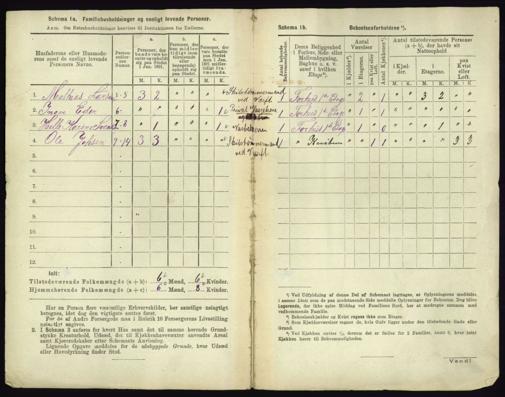 RA, 1891 census for 0602 Drammen, 1891, p. 3476