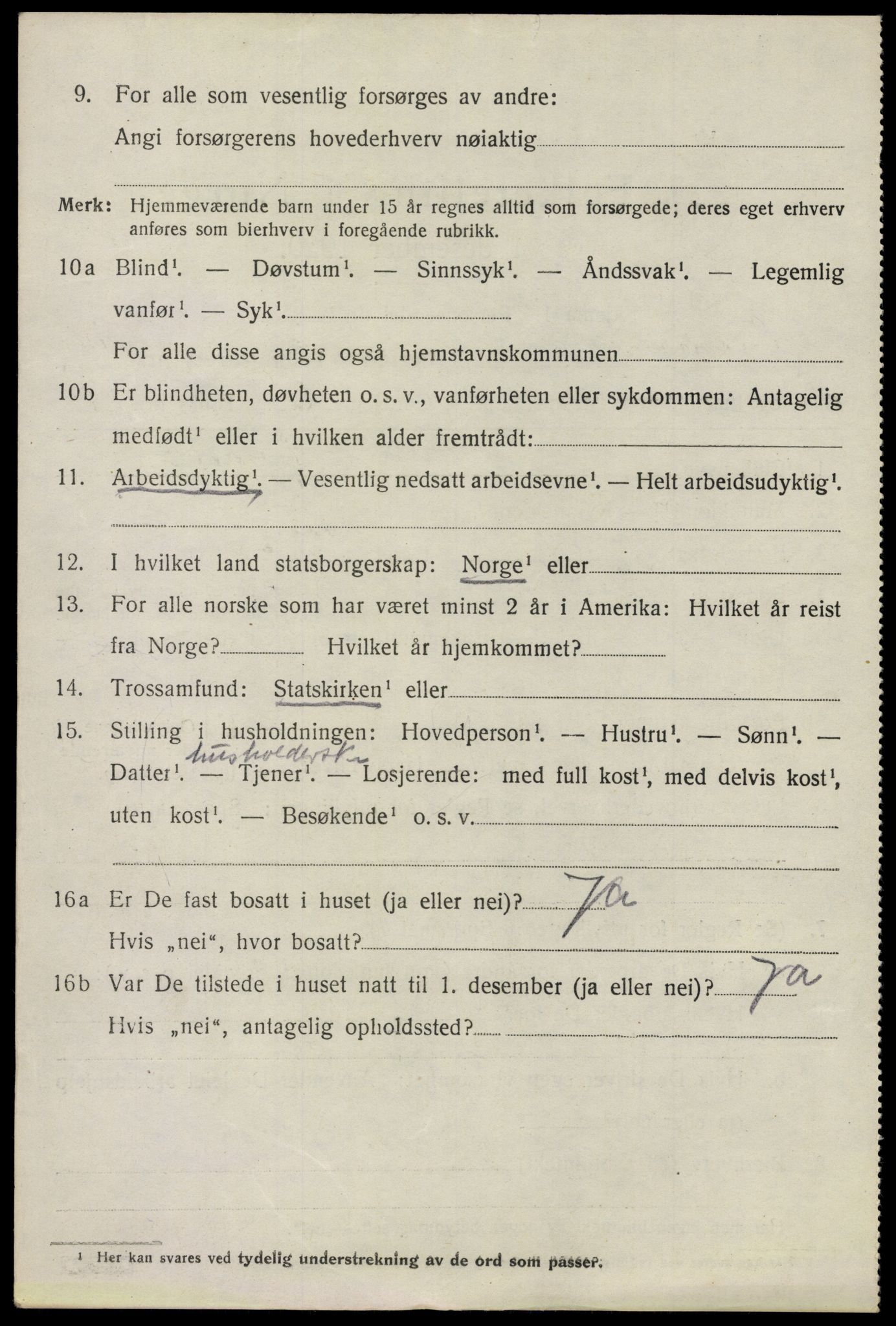 SAO, 1920 census for Glemmen, 1920, p. 4126