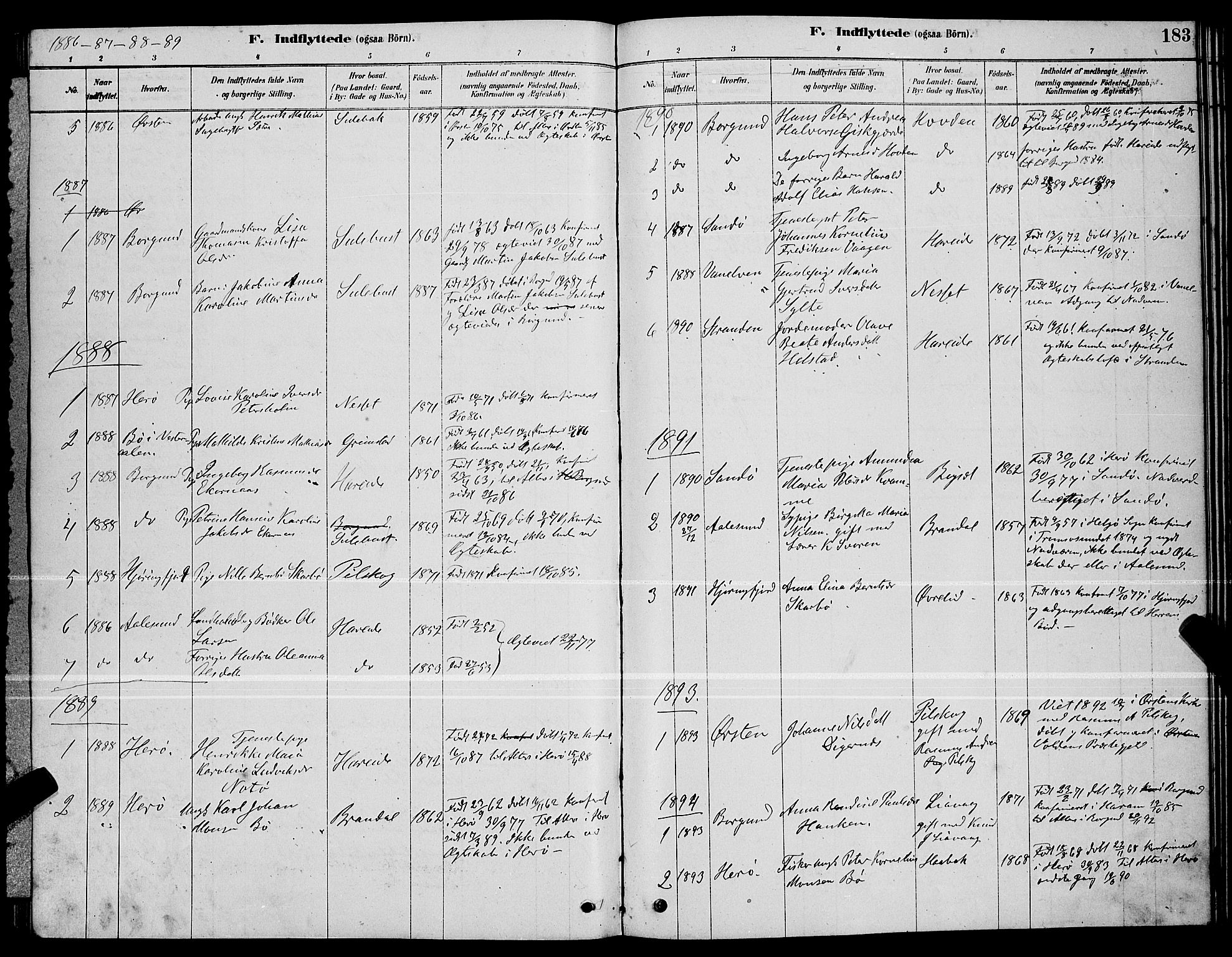 Ministerialprotokoller, klokkerbøker og fødselsregistre - Møre og Romsdal, AV/SAT-A-1454/510/L0125: Parish register (copy) no. 510C02, 1878-1900, p. 183