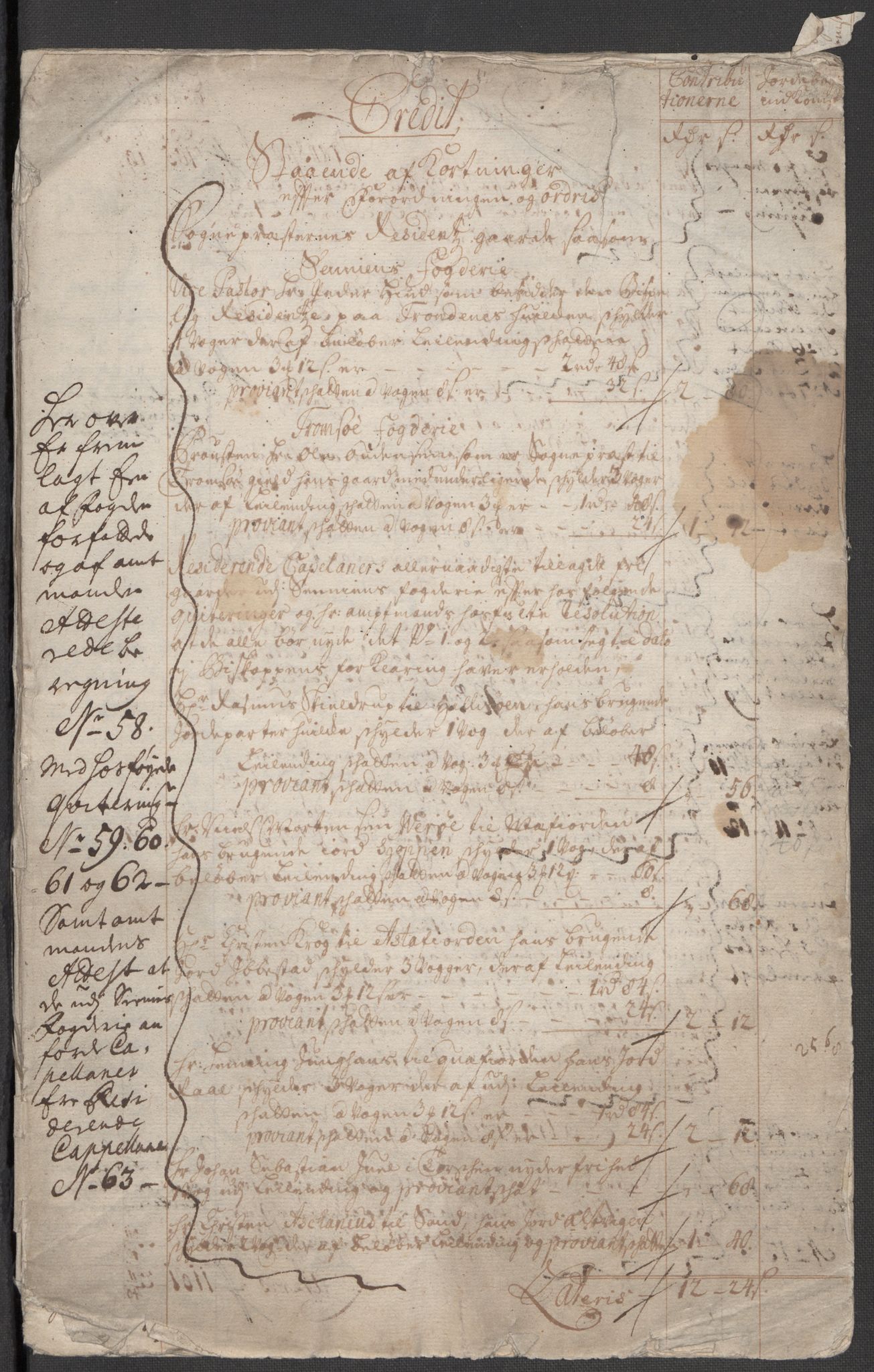 Rentekammeret inntil 1814, Reviderte regnskaper, Fogderegnskap, AV/RA-EA-4092/R68/L4760: Fogderegnskap Senja og Troms, 1714, p. 7