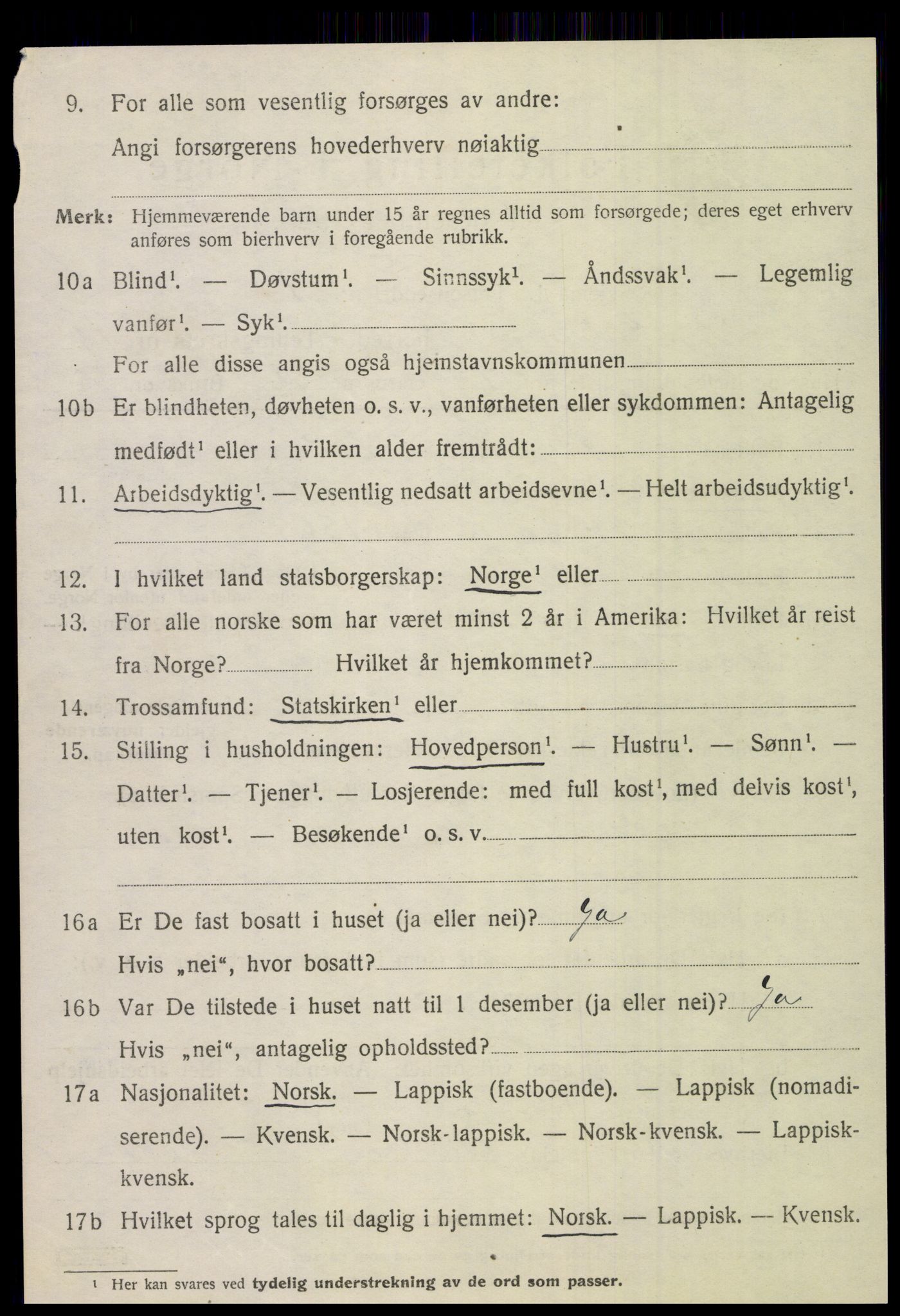 SAT, 1920 census for Gildeskål, 1920, p. 8937