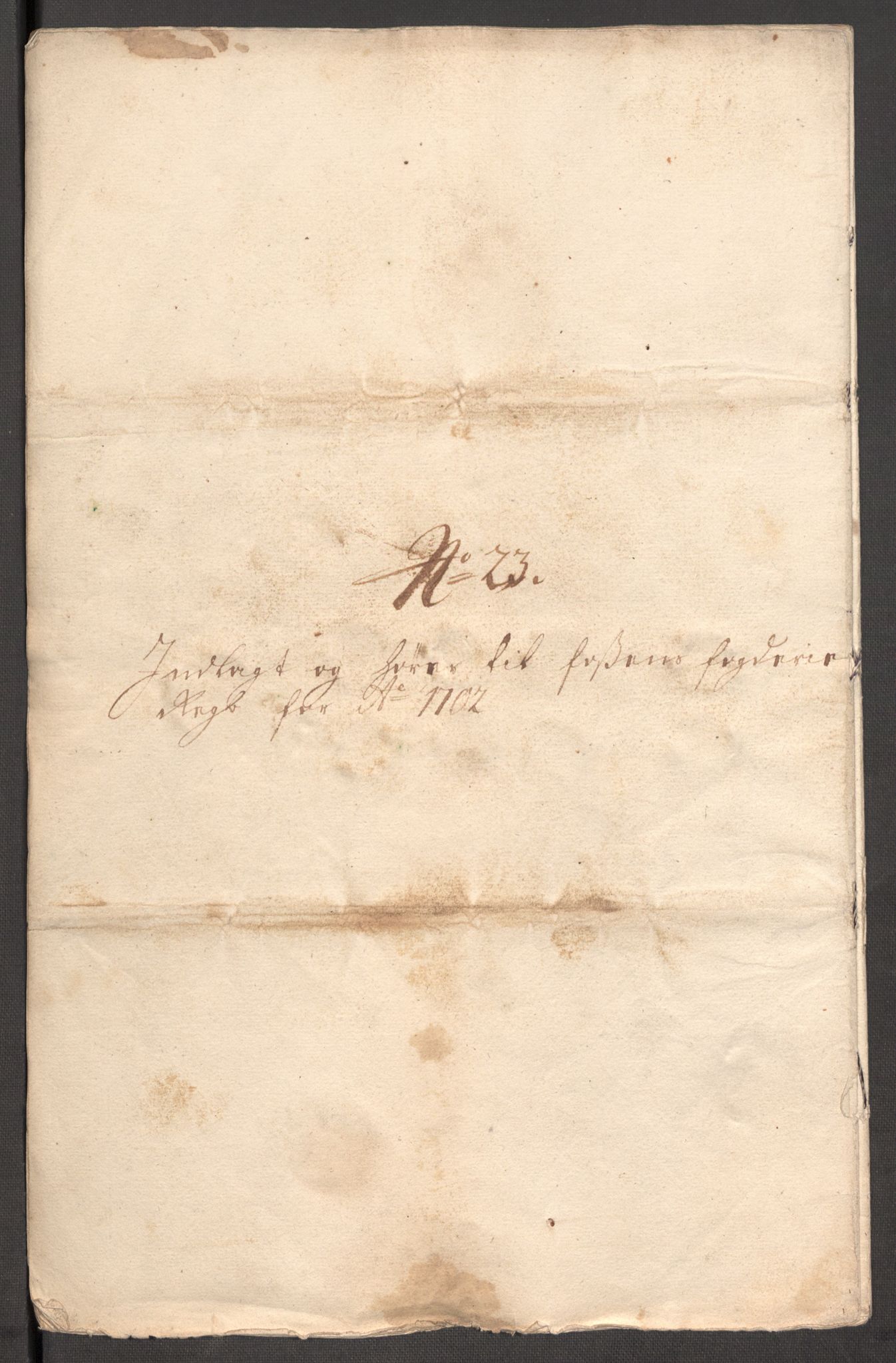 Rentekammeret inntil 1814, Reviderte regnskaper, Fogderegnskap, AV/RA-EA-4092/R57/L3855: Fogderegnskap Fosen, 1702-1703, p. 190