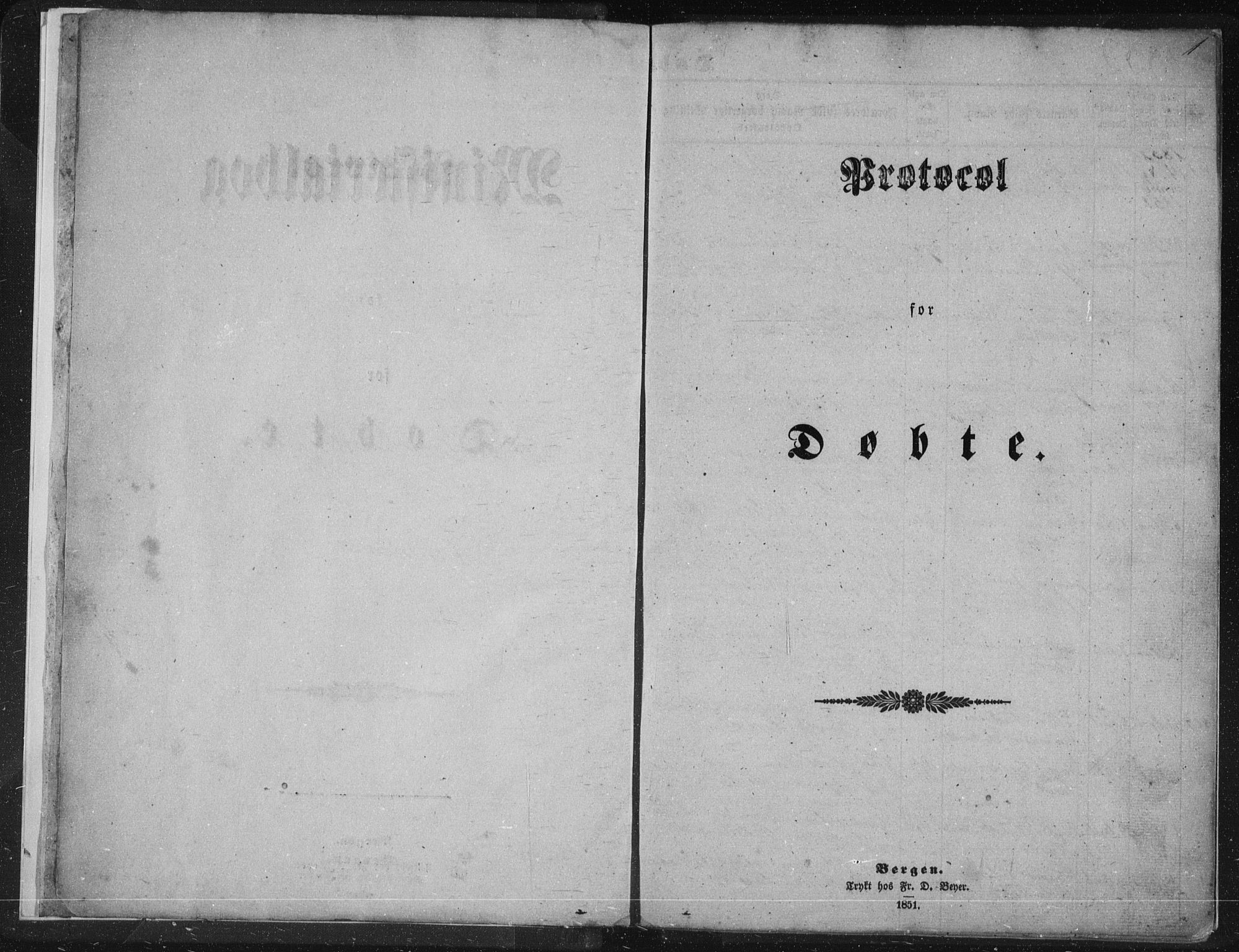 Alversund Sokneprestembete, SAB/A-73901/H/Ha/Hab: Parish register (copy) no. A 1, 1852-1864, p. 1