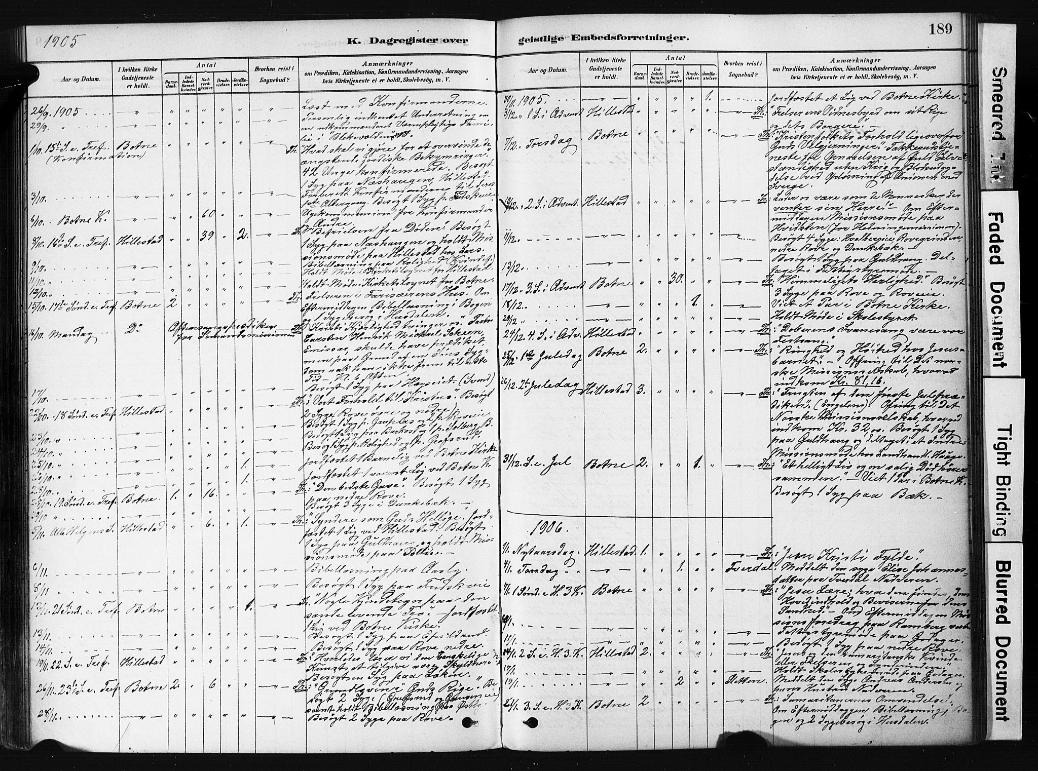 Botne kirkebøker, AV/SAKO-A-340/F/Fb/L0001: Parish register (official) no. II 1, 1878-1902, p. 189
